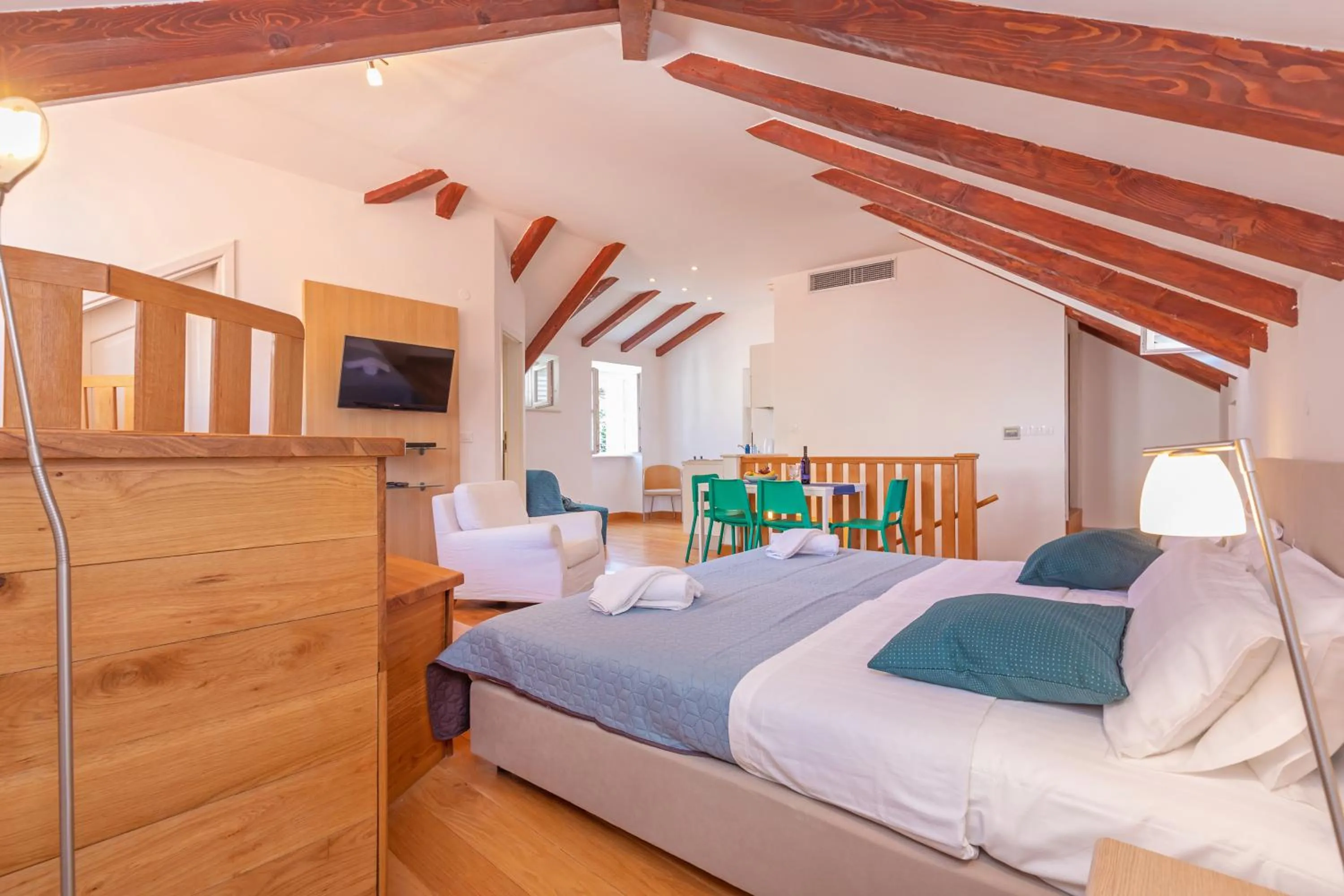 Bed in Apartments Feri