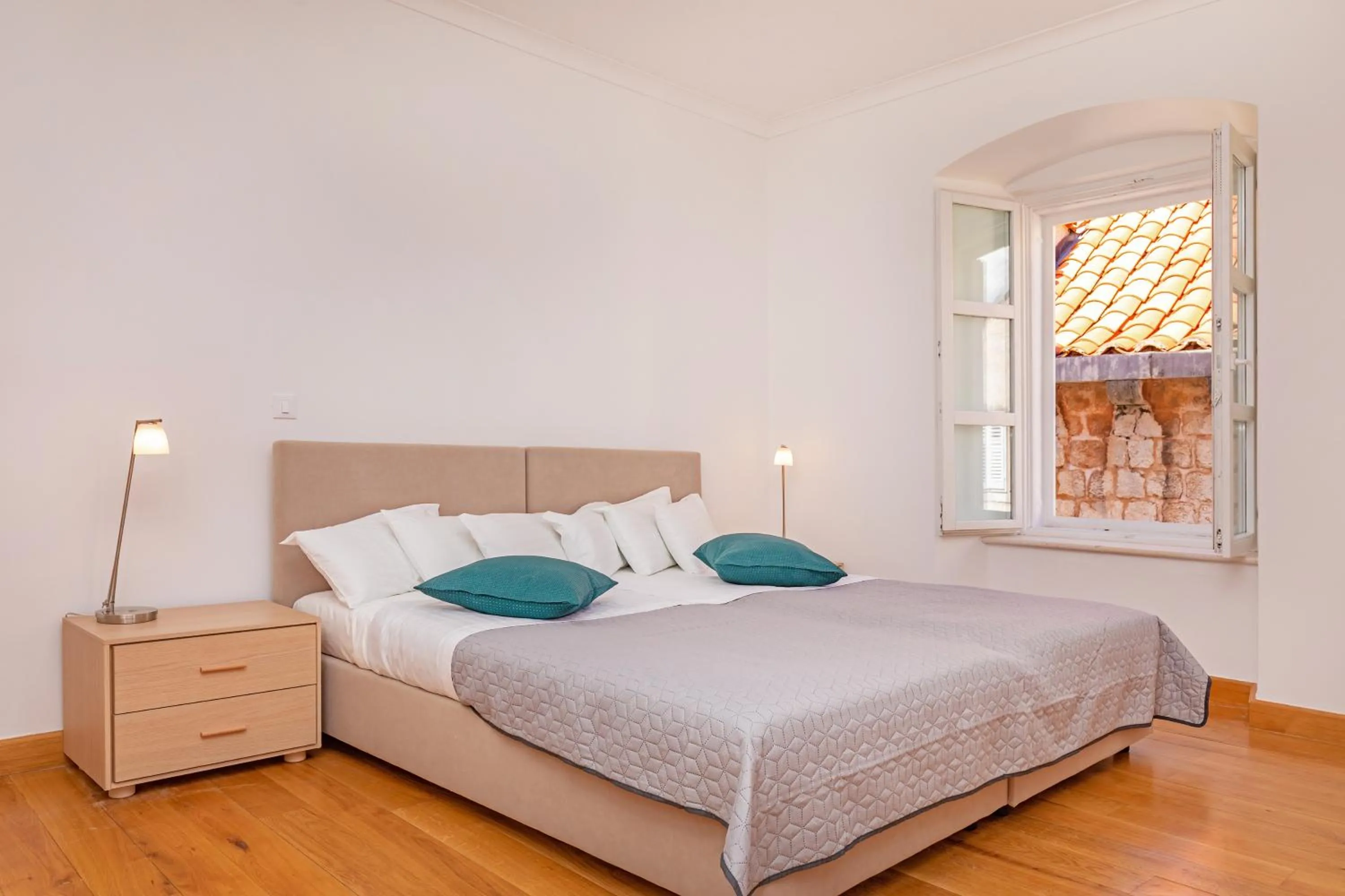 Bed in Apartments Feri