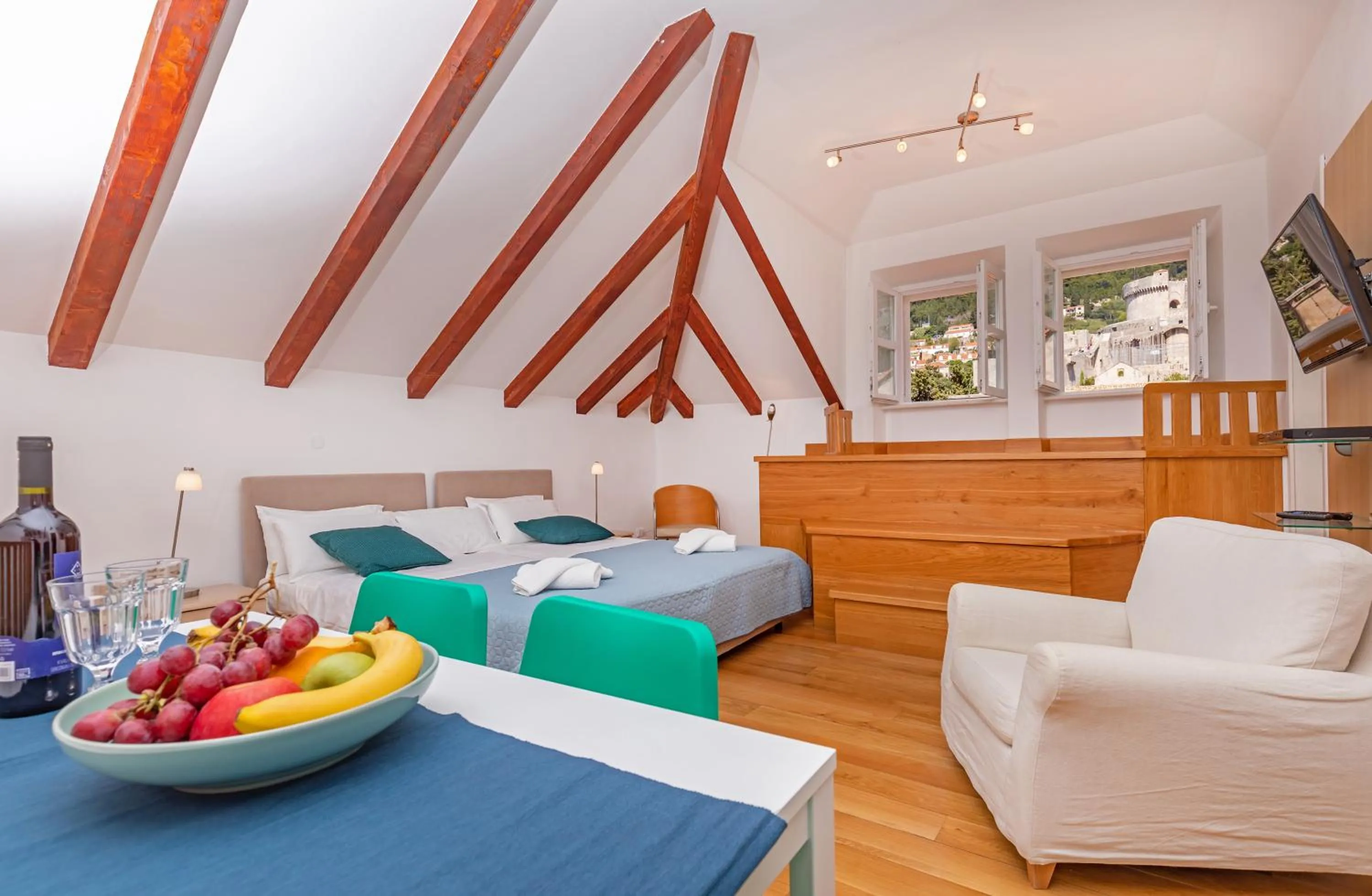 Bed in Apartments Feri