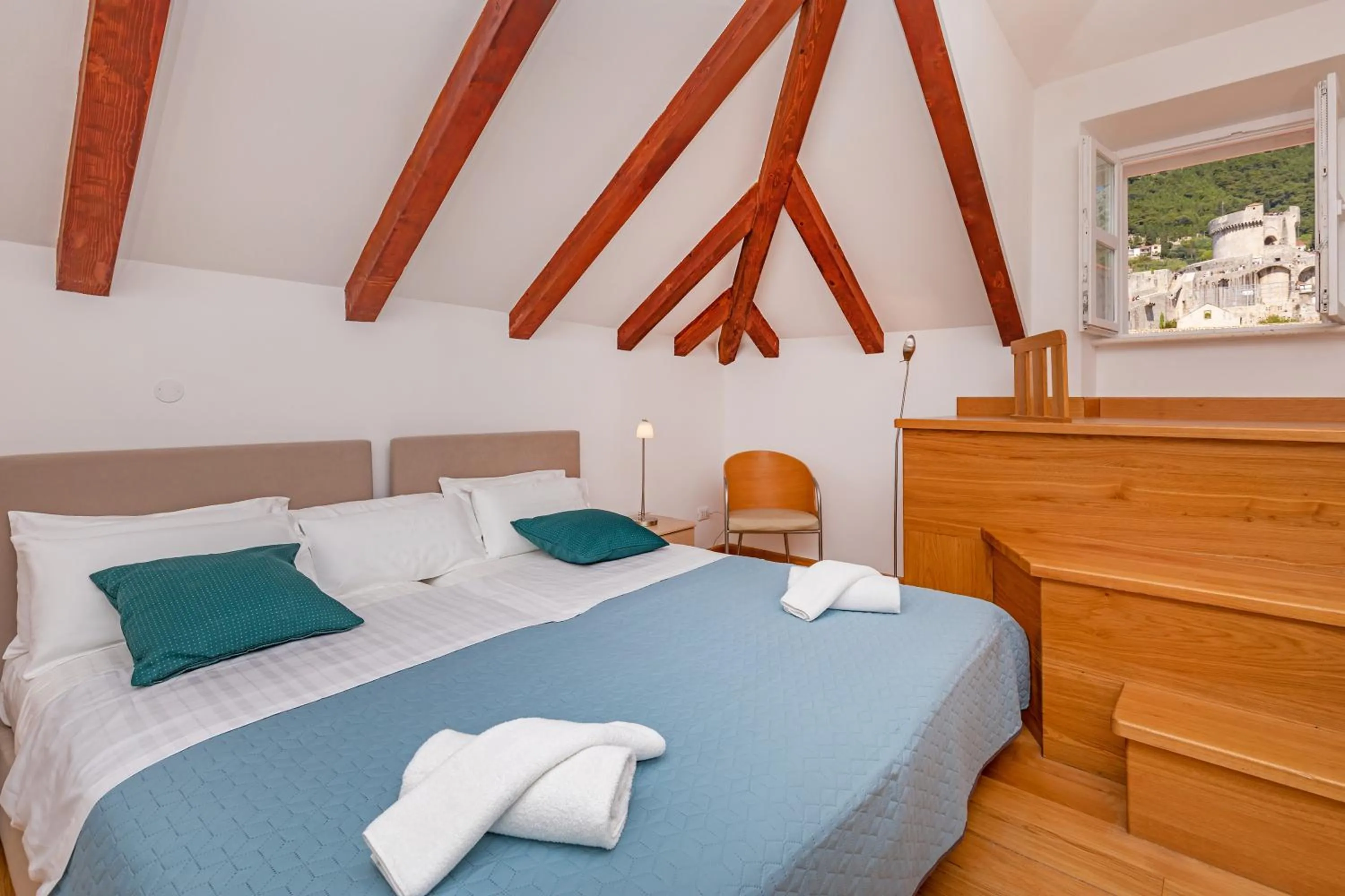 Bed in Apartments Feri