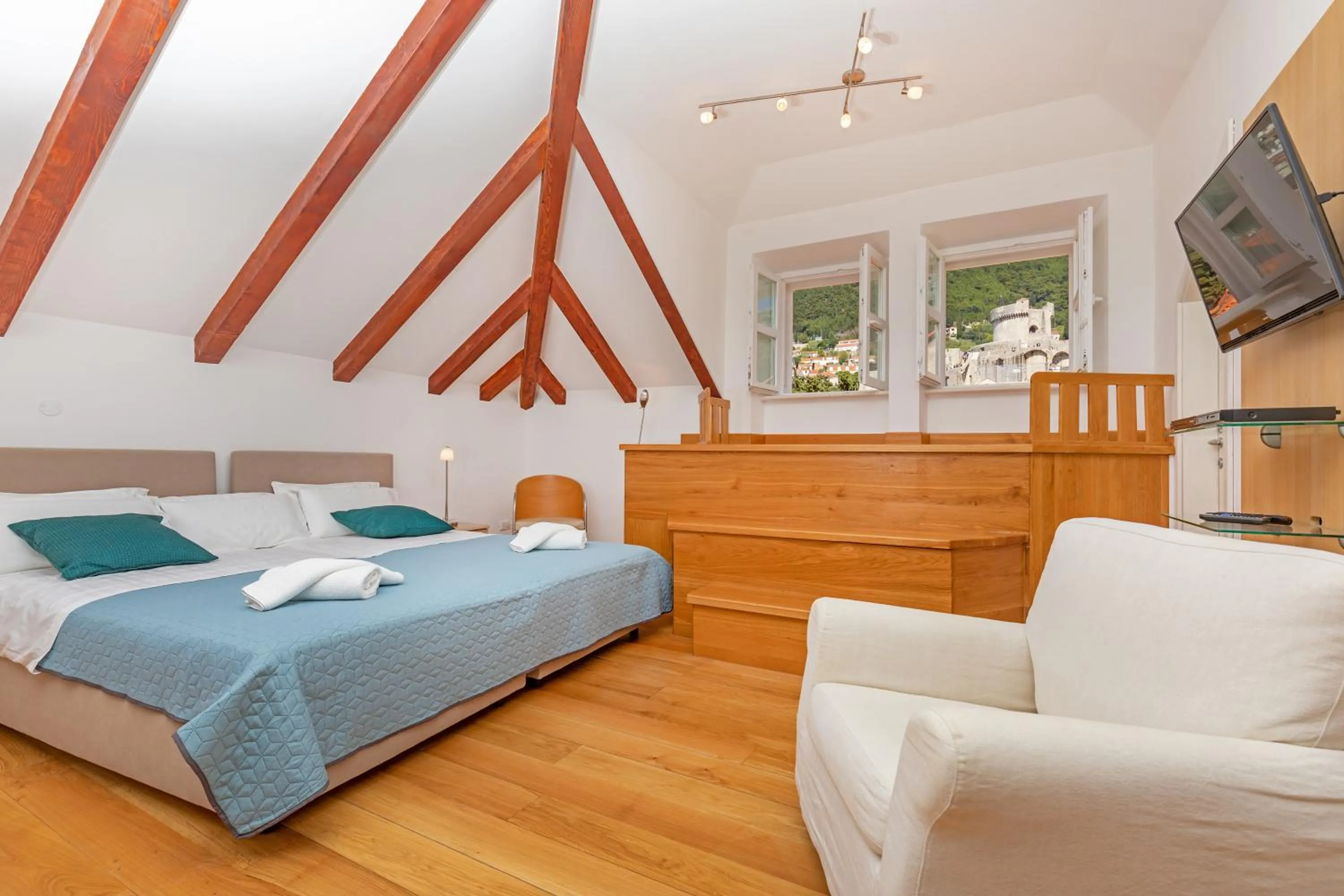 Bed in Apartments Feri