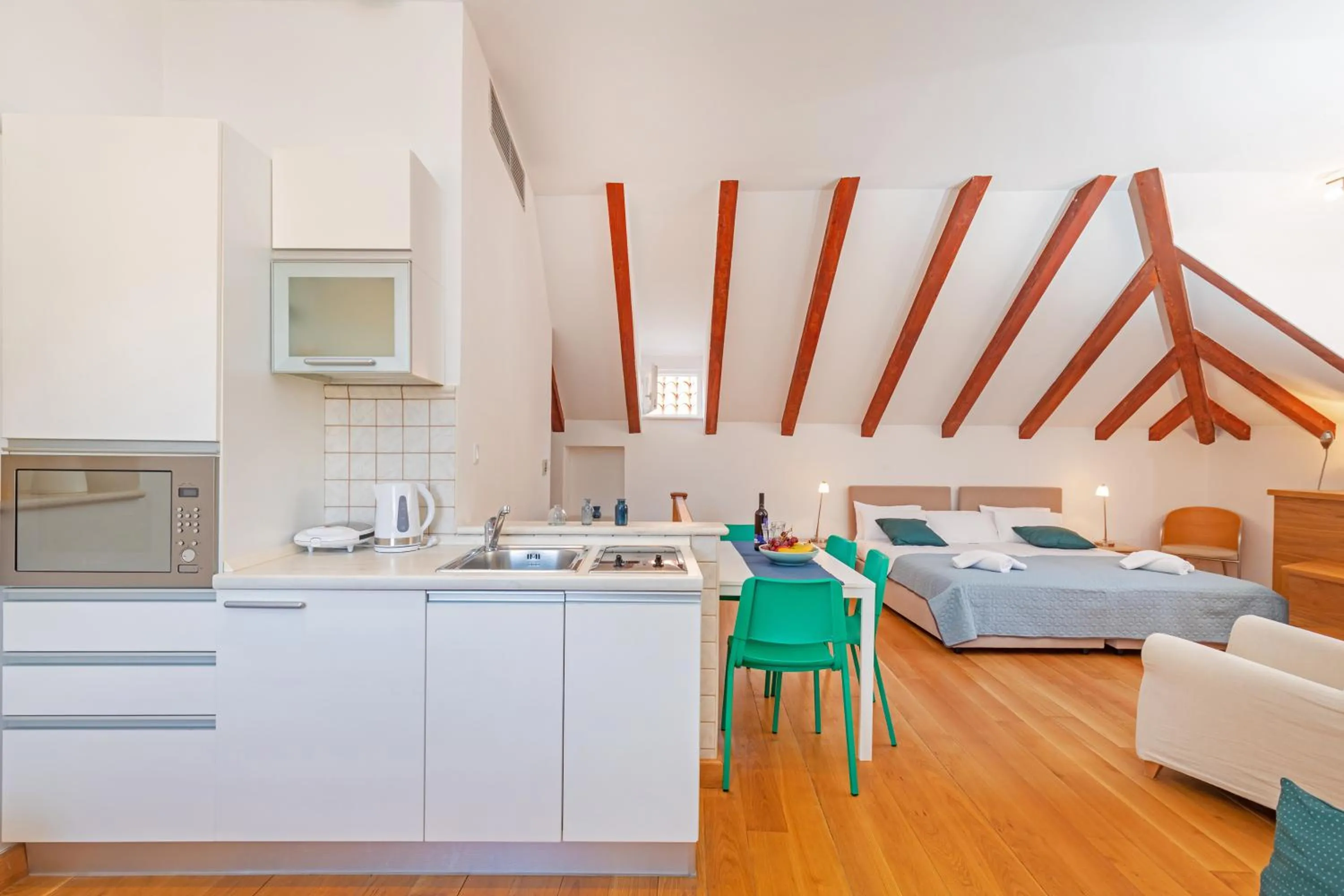Bed in Apartments Feri