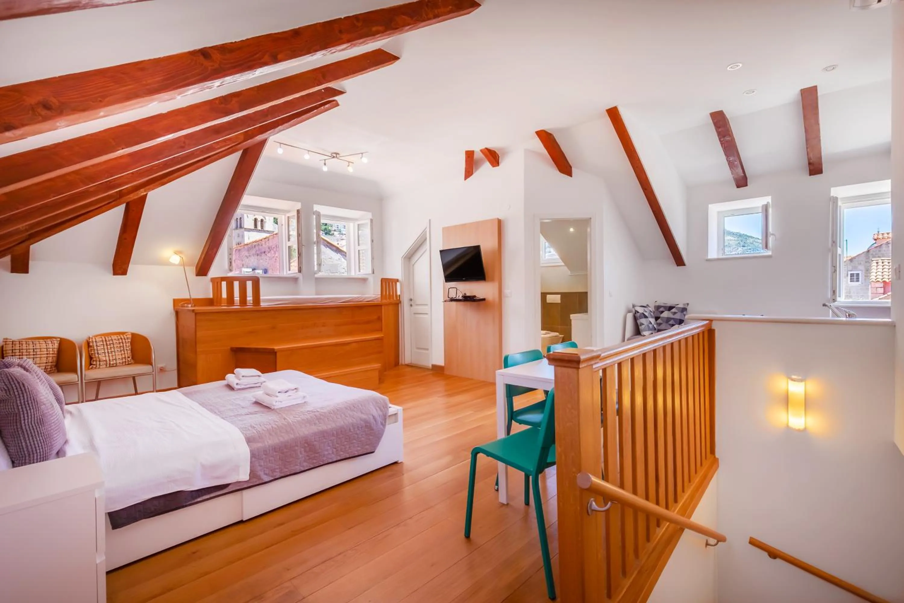 Bed in Apartments Feri