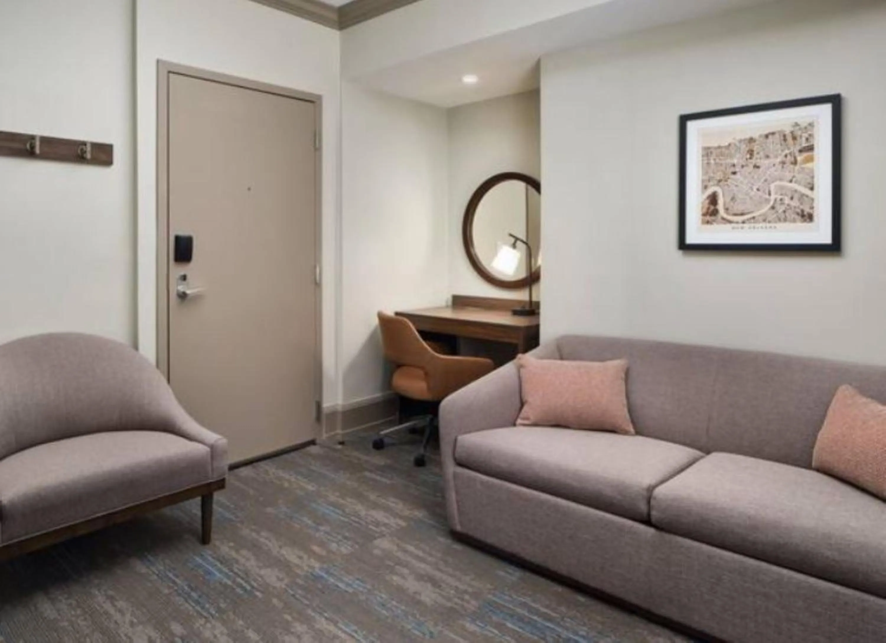 Seating area in Hampton Inn & Suites New Orleans Canal St. French Quarter