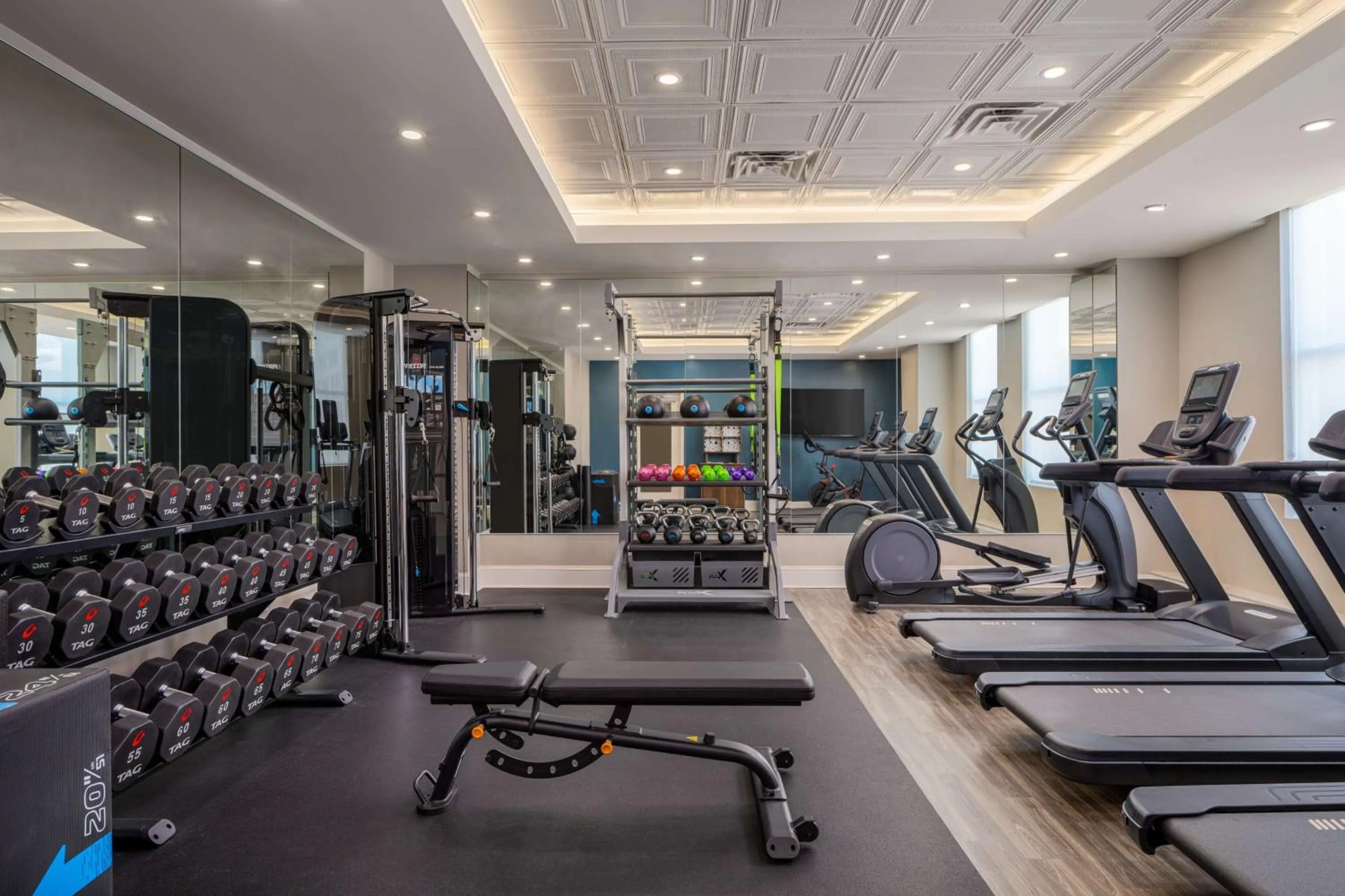 Fitness centre/facilities in Hampton Inn & Suites New Orleans Canal St. French Quarter