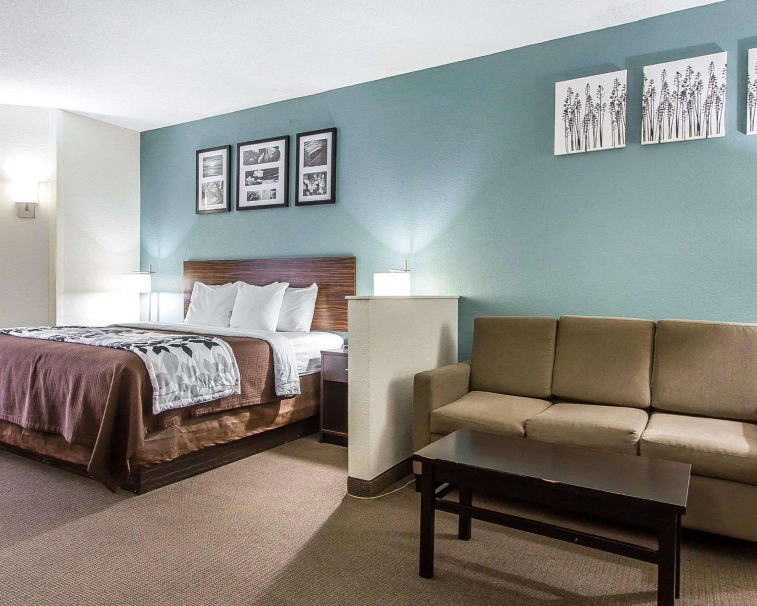 Photo of the whole room, Bed in Sleep Inn Scott-Lafayette West