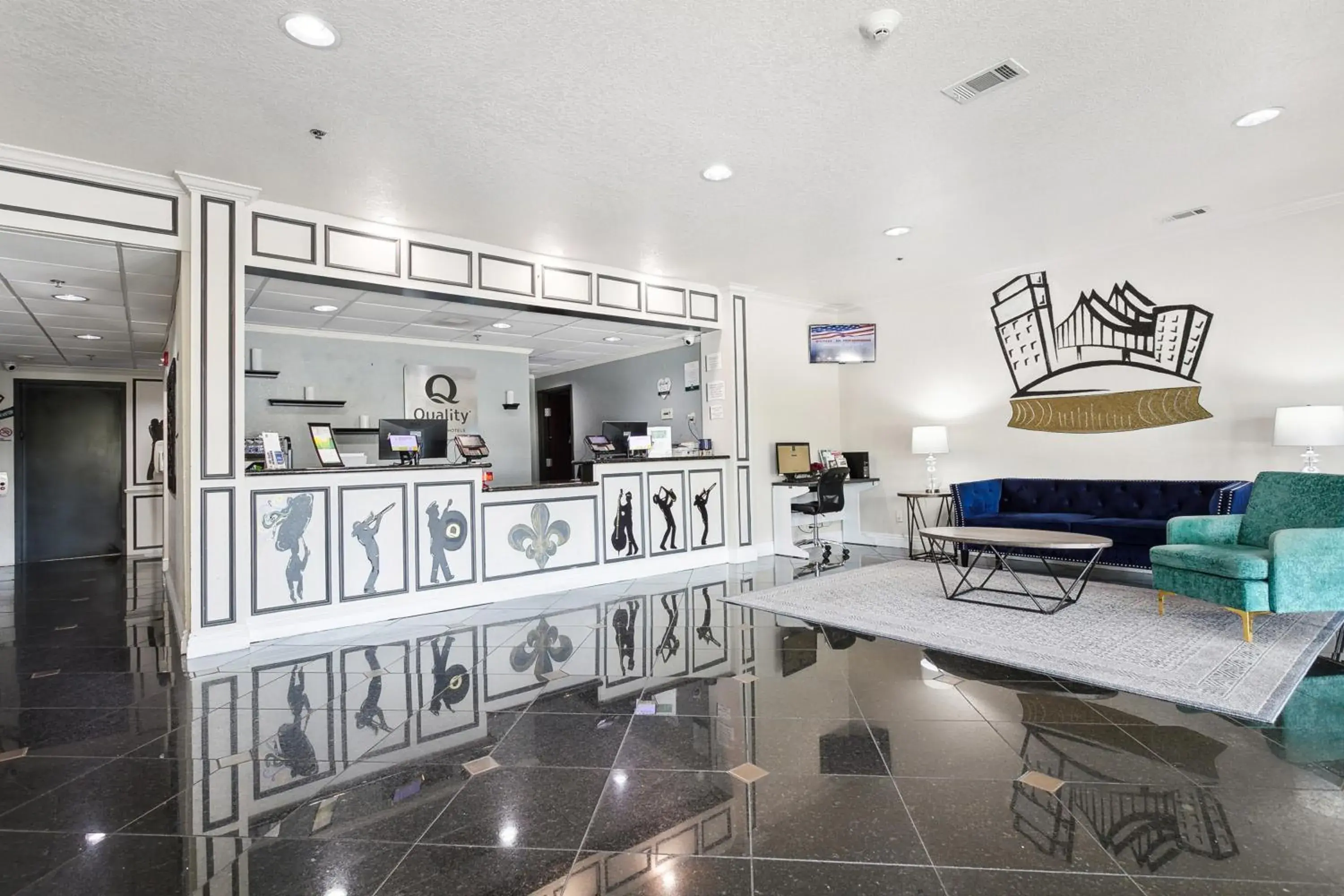 Lobby or reception in Quality Inn & Suites Slidell Lobby or reception in Quality Inn & Suites Slidell