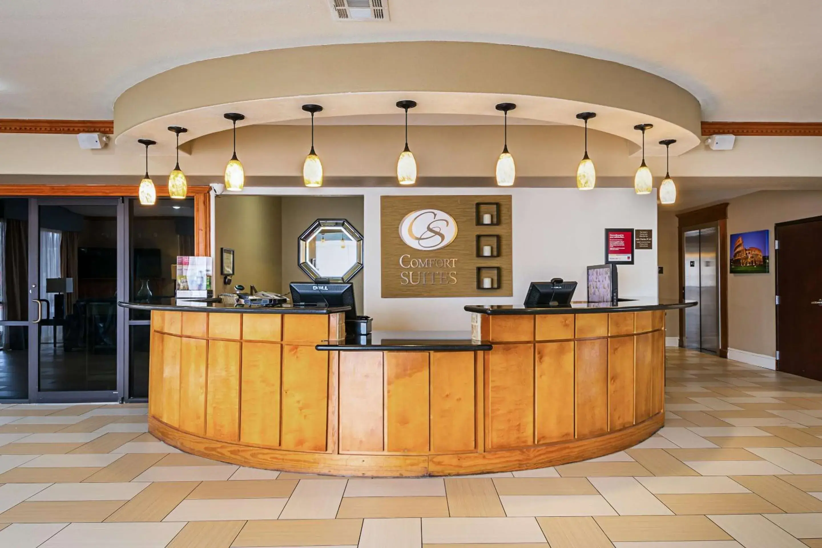 Lobby or reception in Comfort Suites Lake Charles Lobby or reception in Comfort Suites Lake Charles