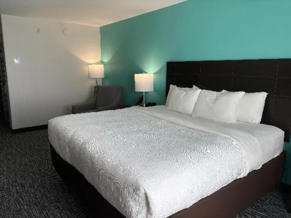 Bed in Quality Inn & Suites Houma