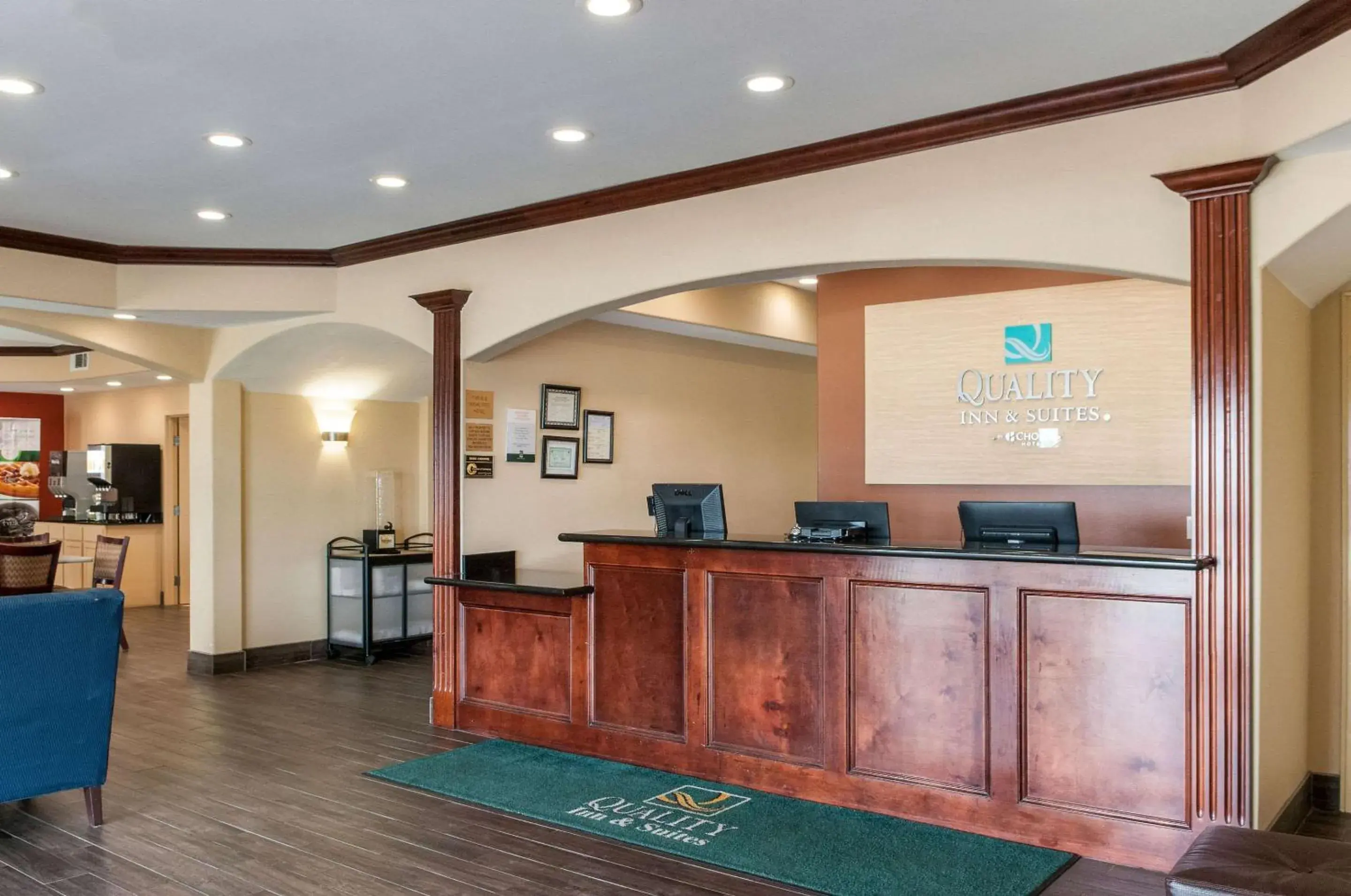 Lobby or reception in Quality Inn & Suites Houma Lobby or reception in Quality Inn & Suites Houma
