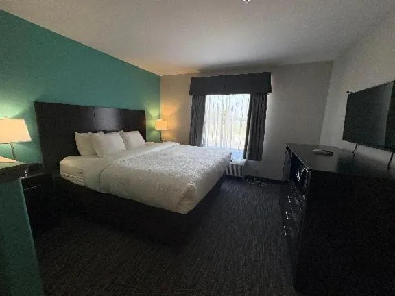 Bed in Quality Inn & Suites Houma