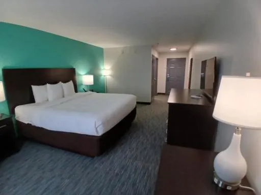 Bed in Quality Inn & Suites Houma