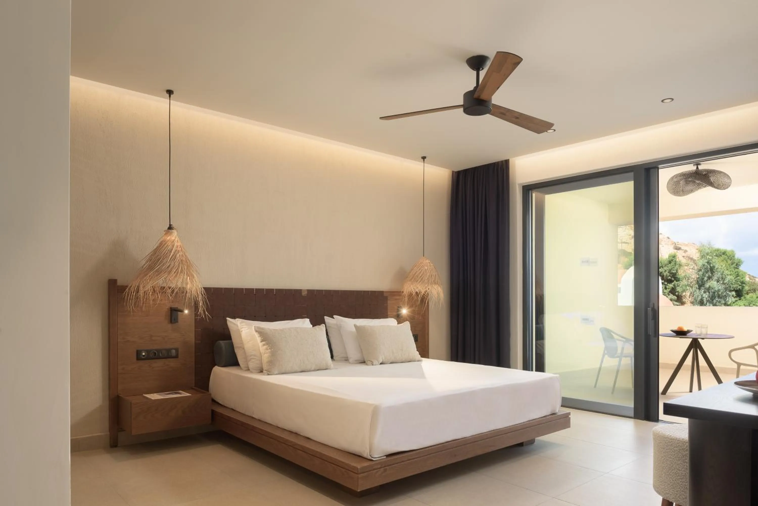 Bed in Fodele Beach Water Park Resort