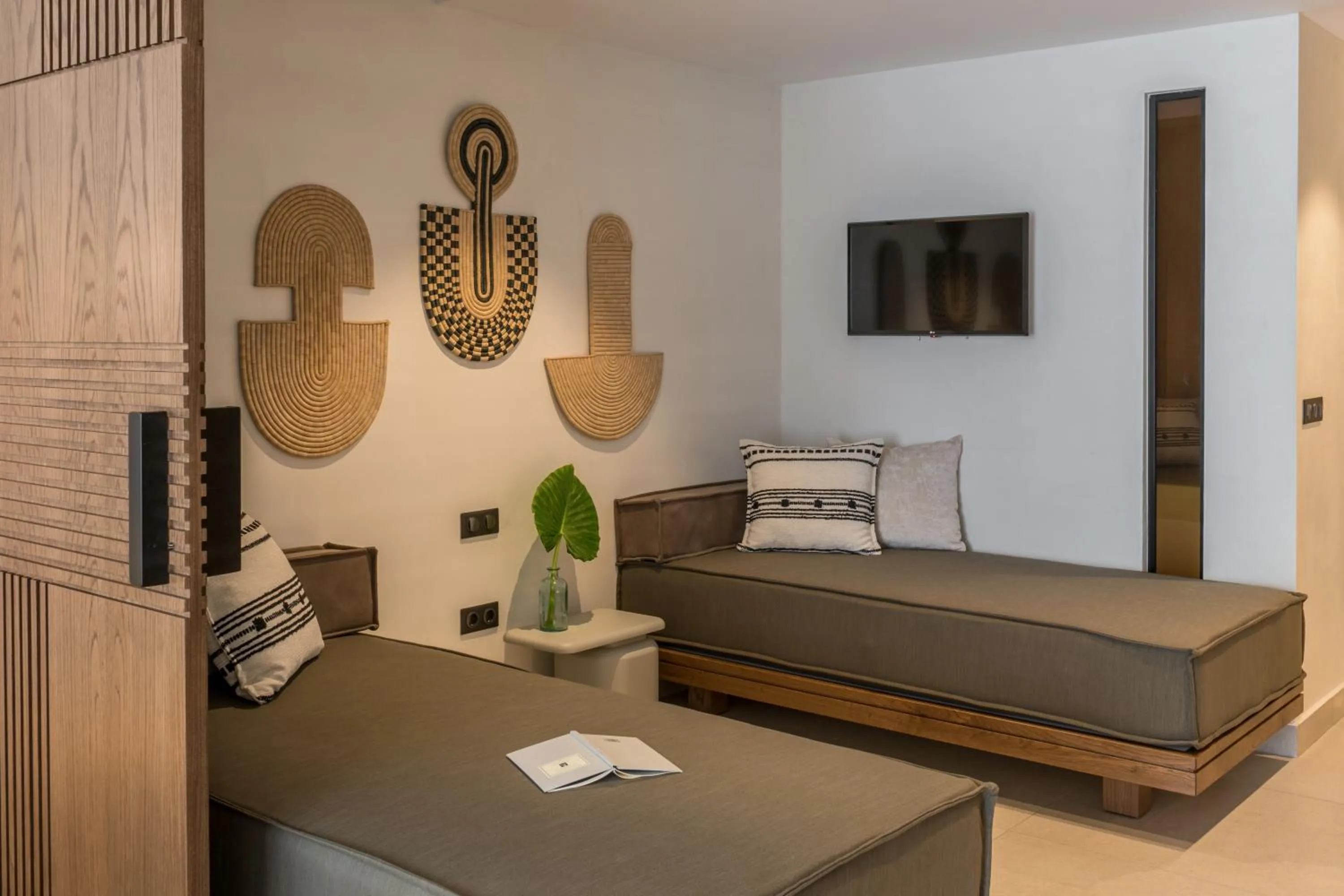 Bed in Fodele Beach Water Park Resort