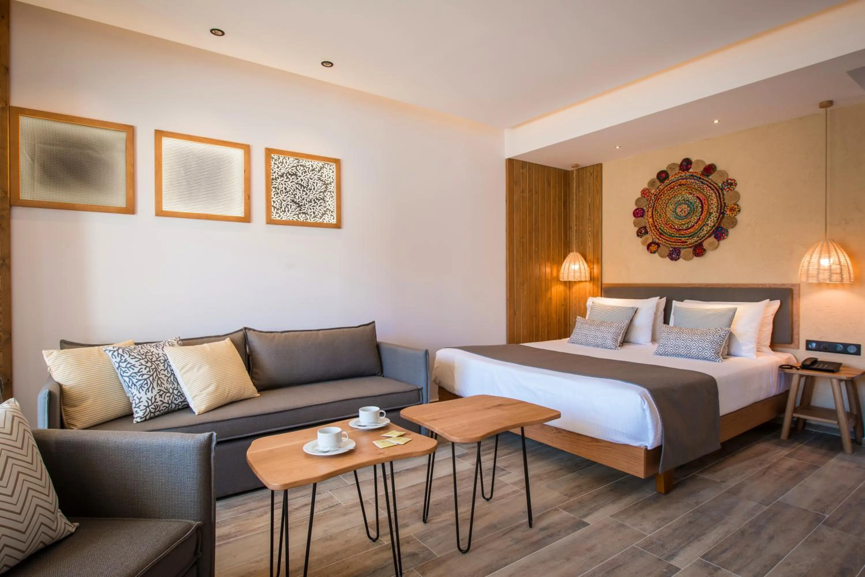 Bedroom, Bed in Fodele Beach Water Park Resort