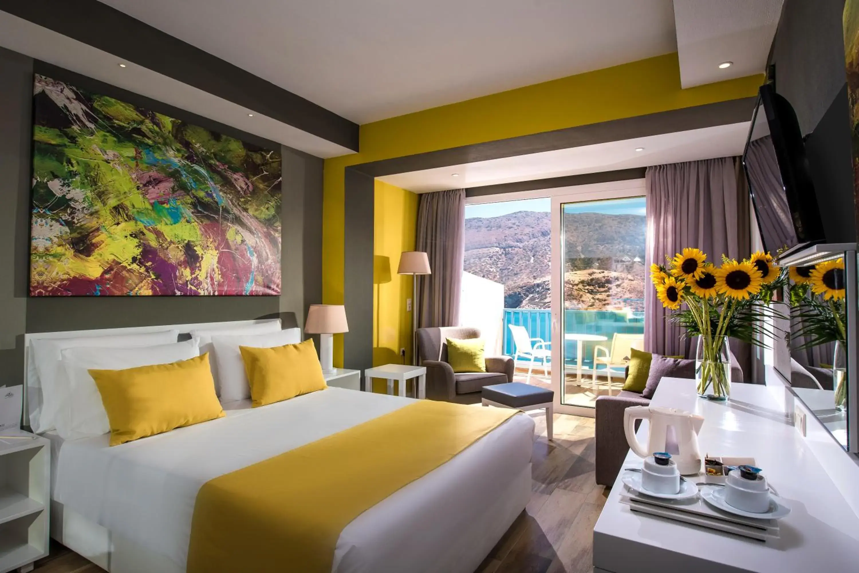 Deluxe Double Room in Fodele Beach Water Park Resort Deluxe Double Room in Fodele Beach Water Park Resort