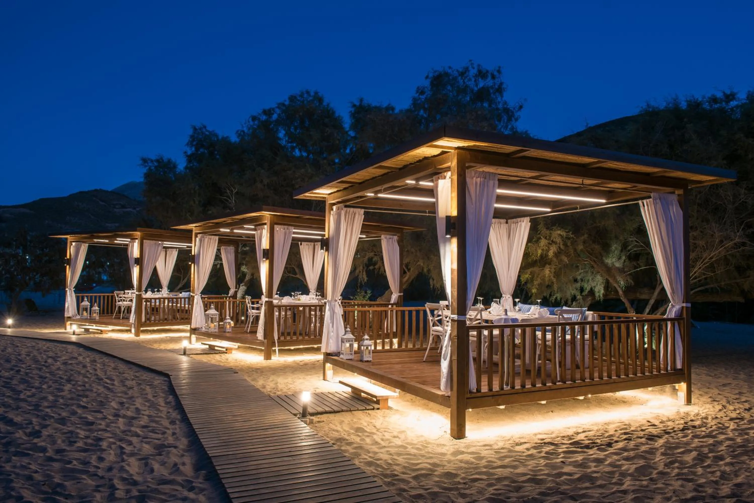 Beach in Fodele Beach Water Park Resort