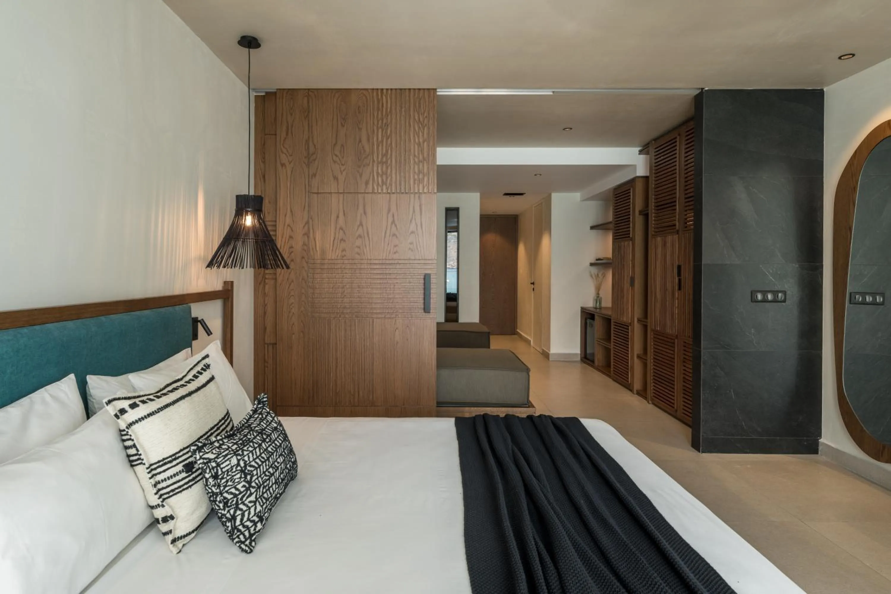 Bed in Fodele Beach Water Park Resort