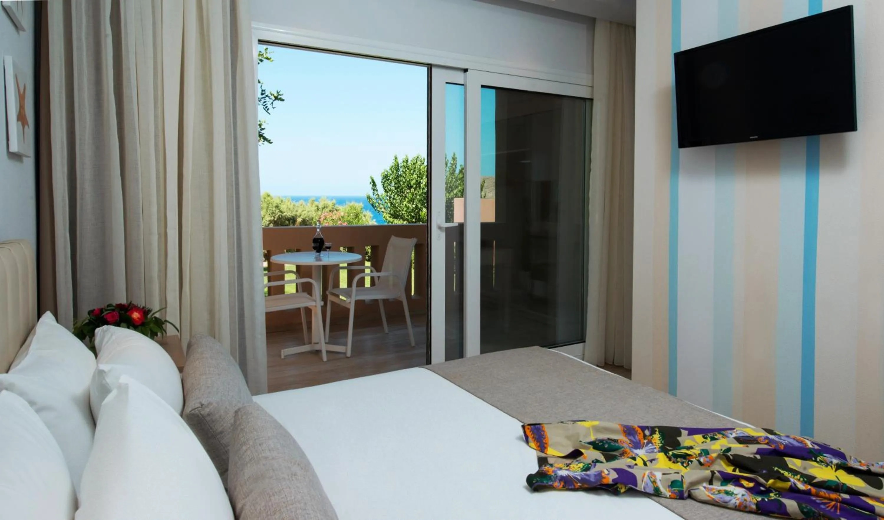 Bed in Fodele Beach Water Park Resort