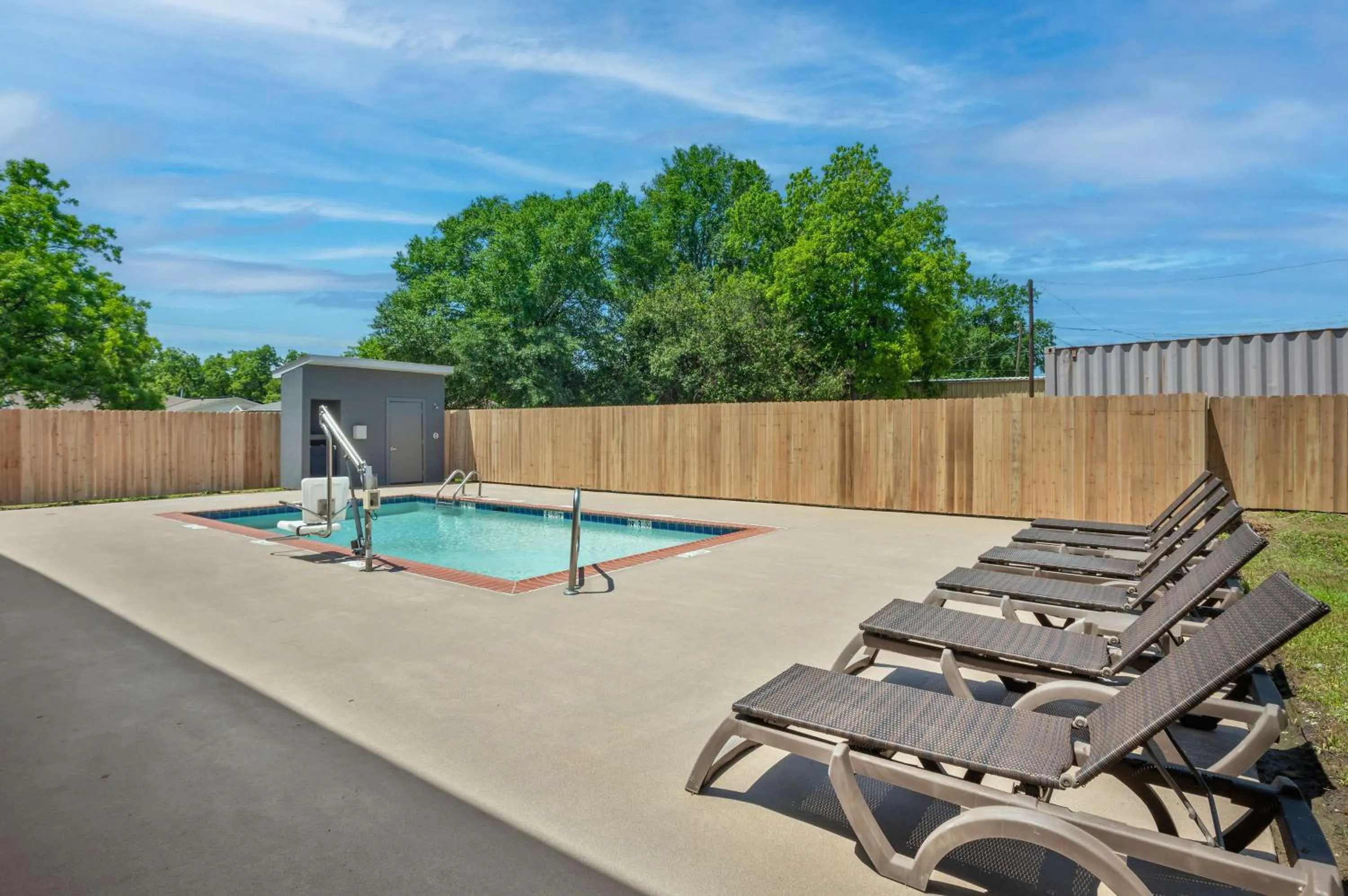 Pool view in Comfort Inn & Suites Mansfield