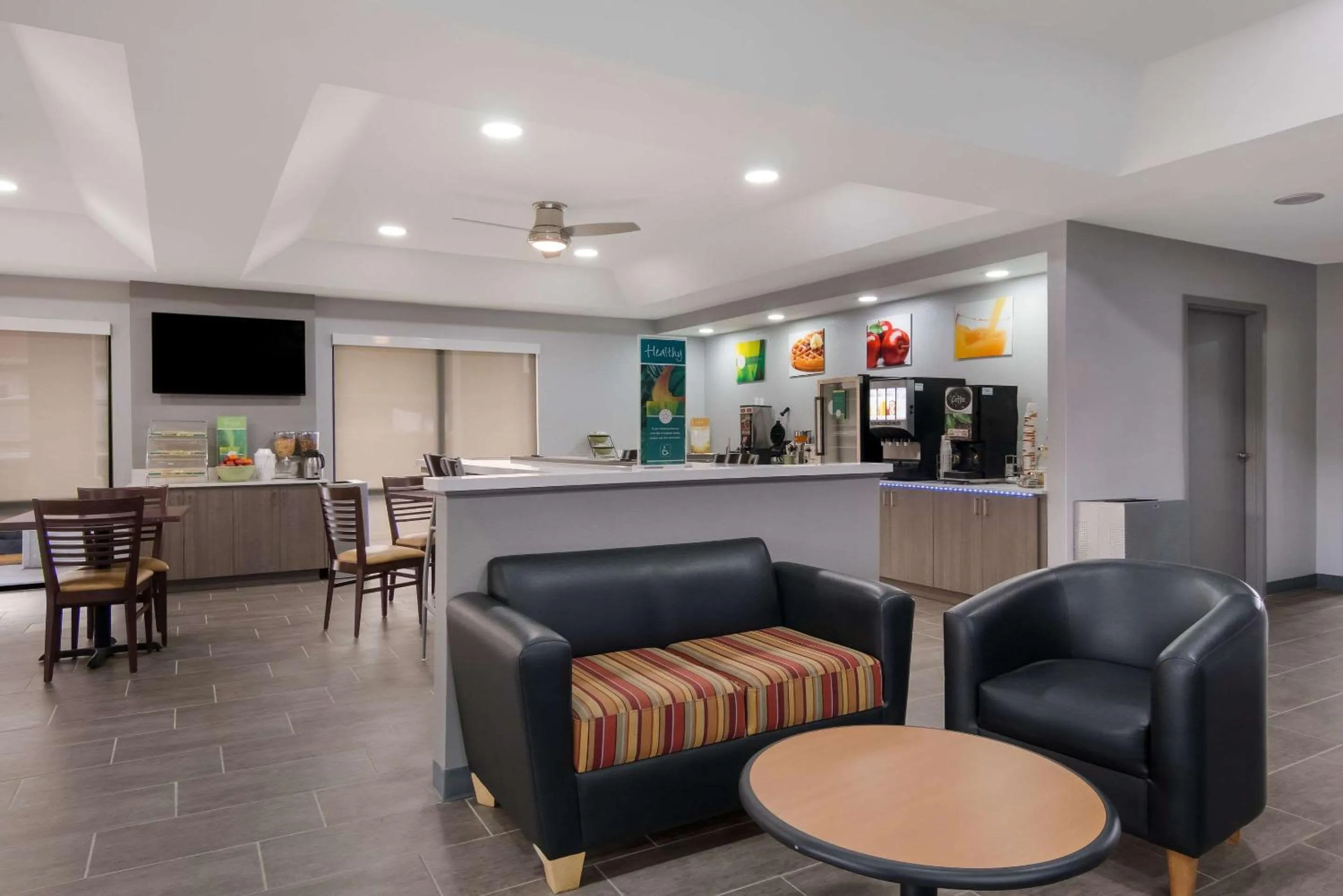 Lobby or reception in Quality Inn near Casinos and Convention Center