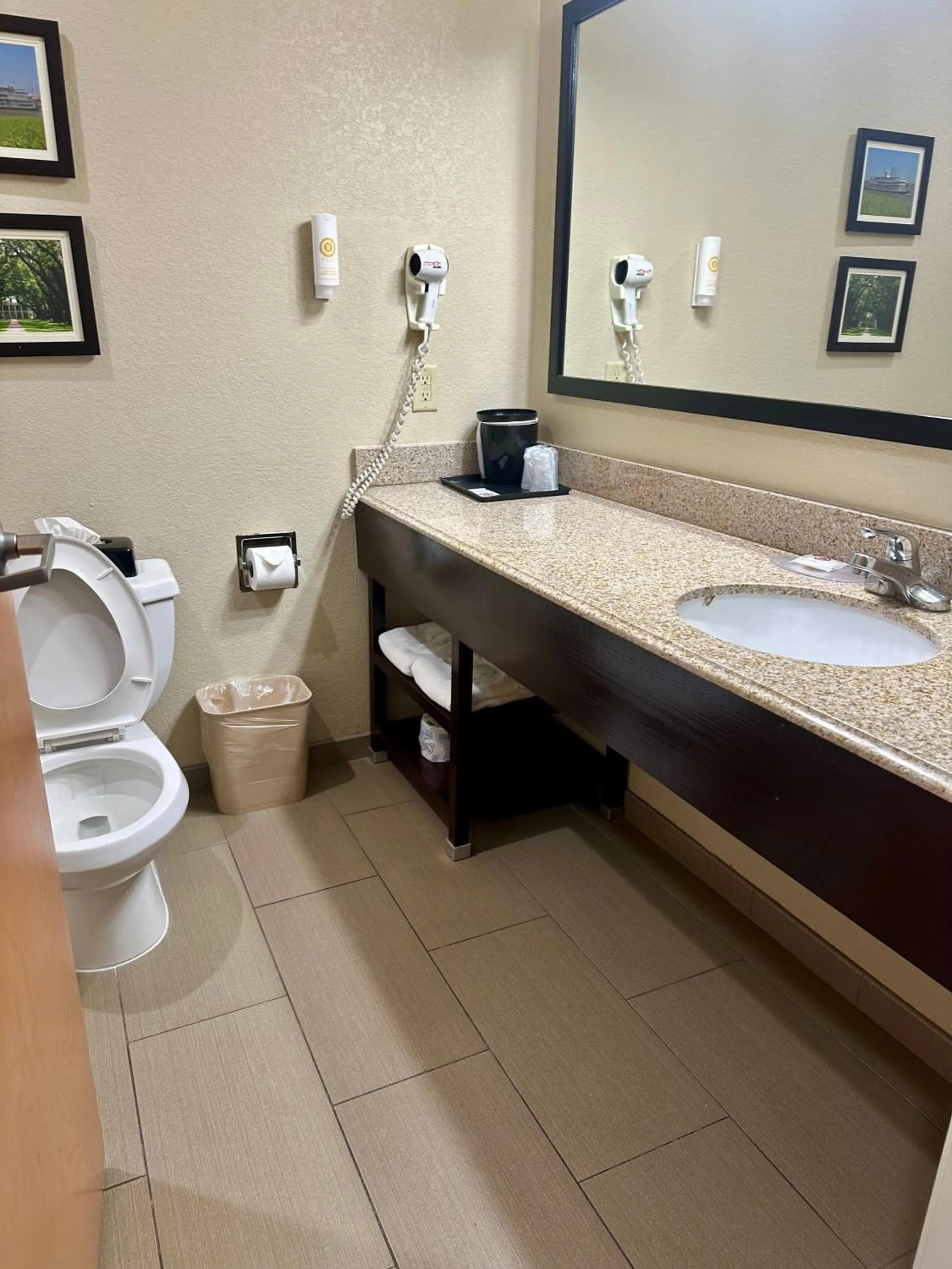 Toilet in Comfort Inn & Suites Covington - Mandeville