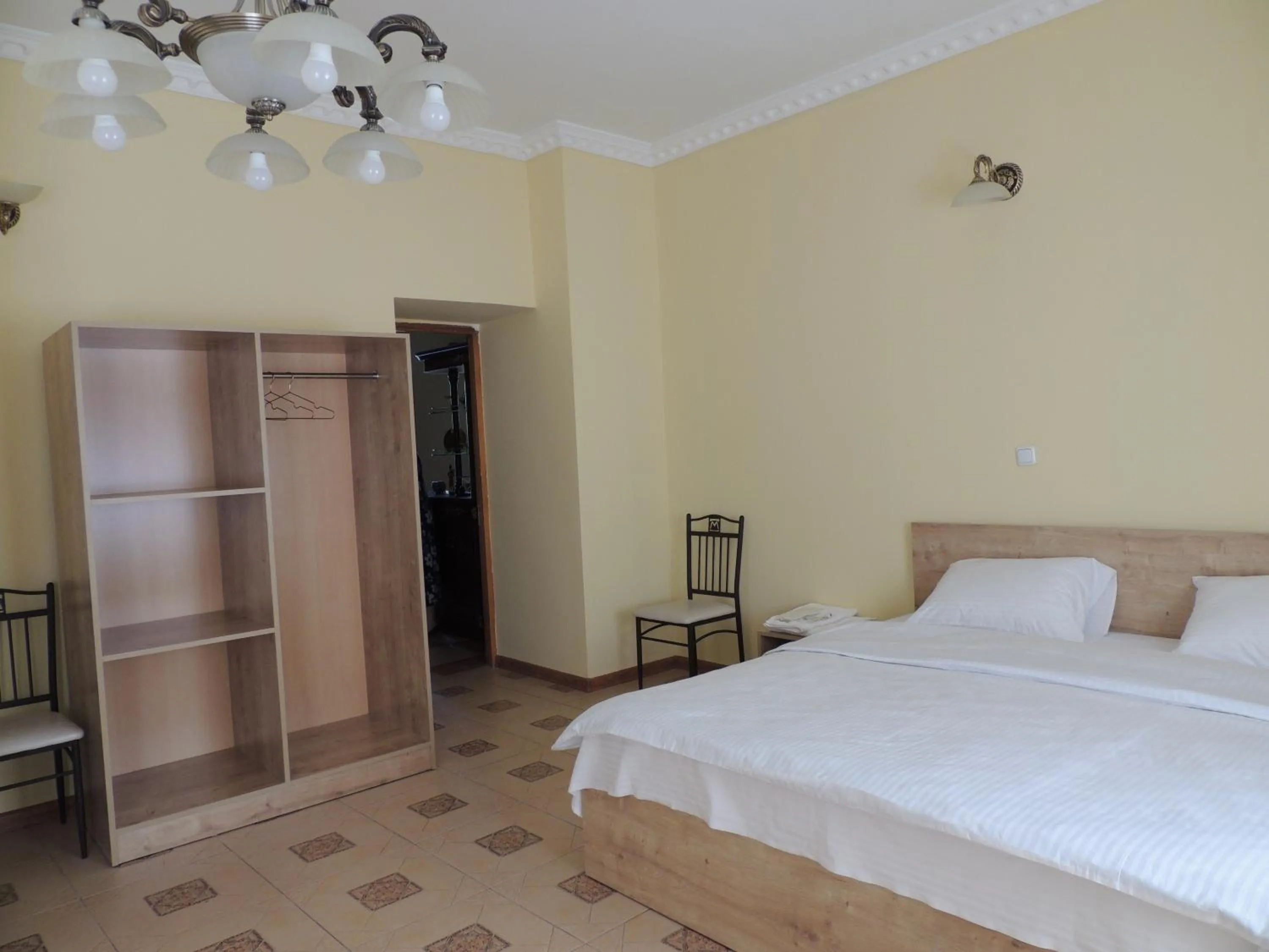 Bed in Li Yes Yerevan hotel