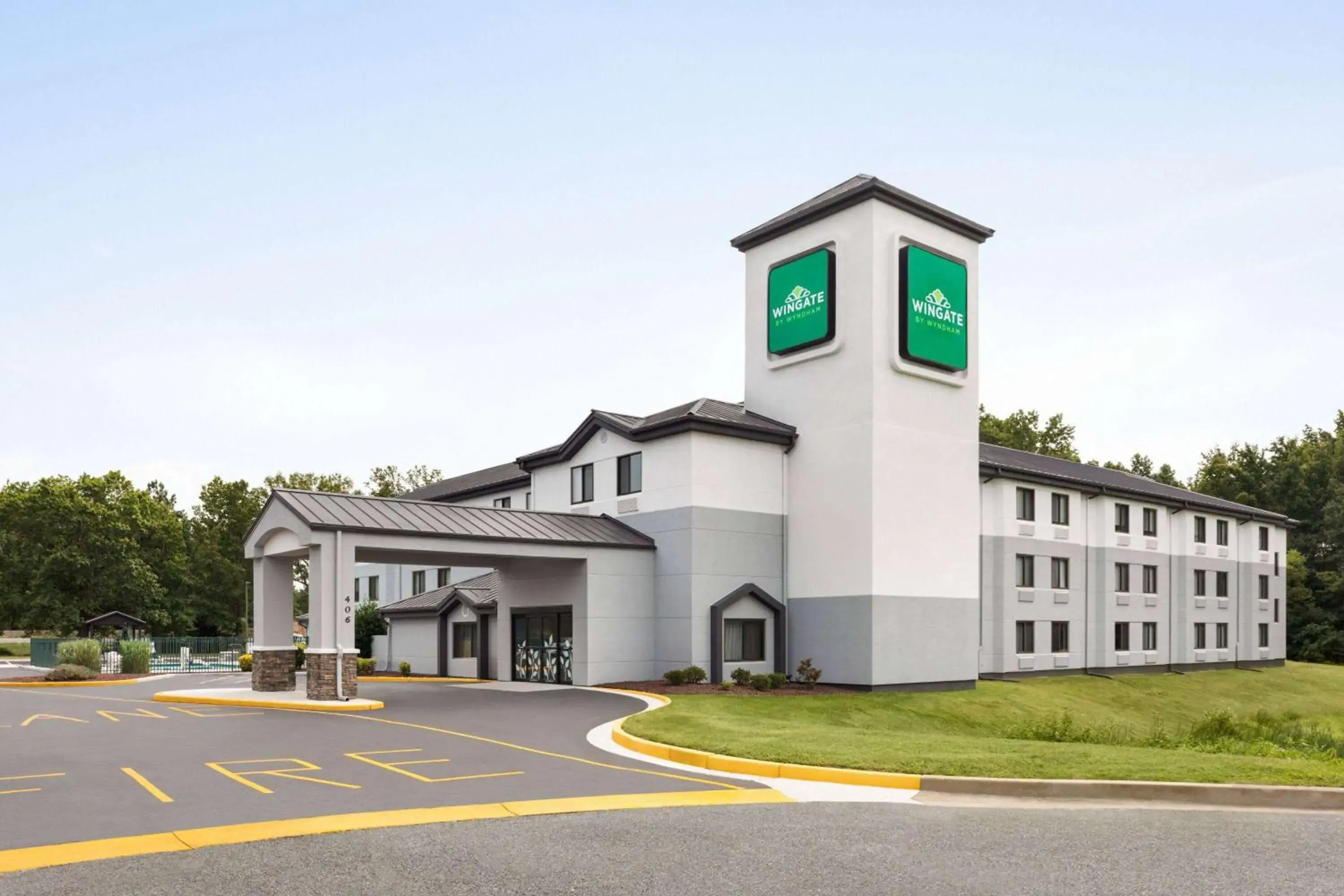 Property building in Wingate by Wyndham Salisbury Property building in Wingate by Wyndham Salisbury