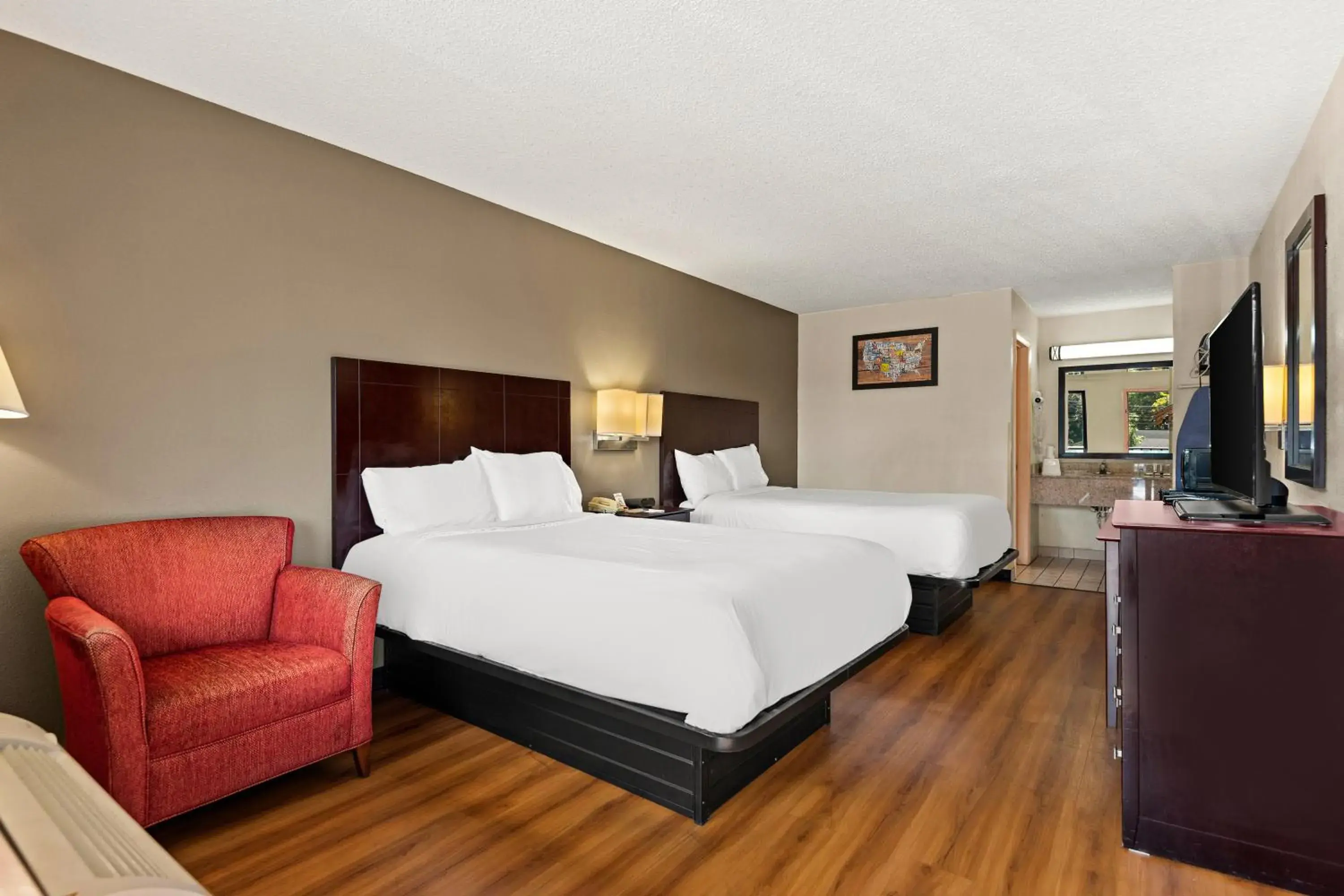 Bed in Americas Best Value Inn Laurel Bed in Americas Best Value Inn Laurel