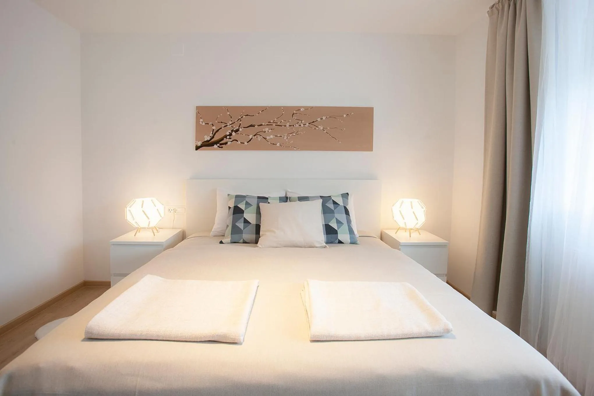 Bedroom, Bed in Apartment Galerija Bled