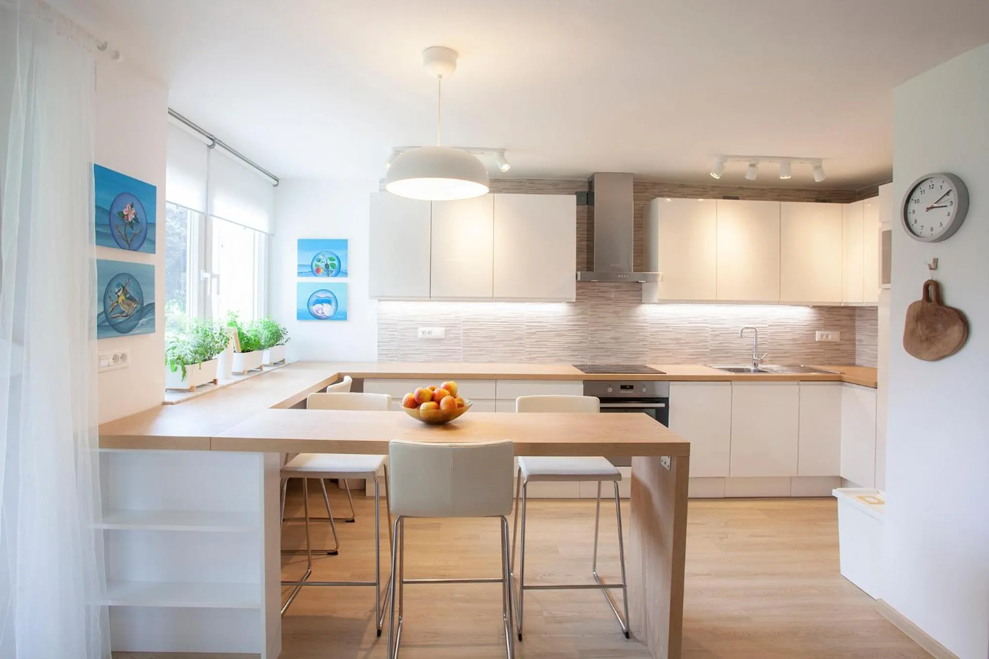 Kitchen or kitchenette in Apartment Galerija Bled