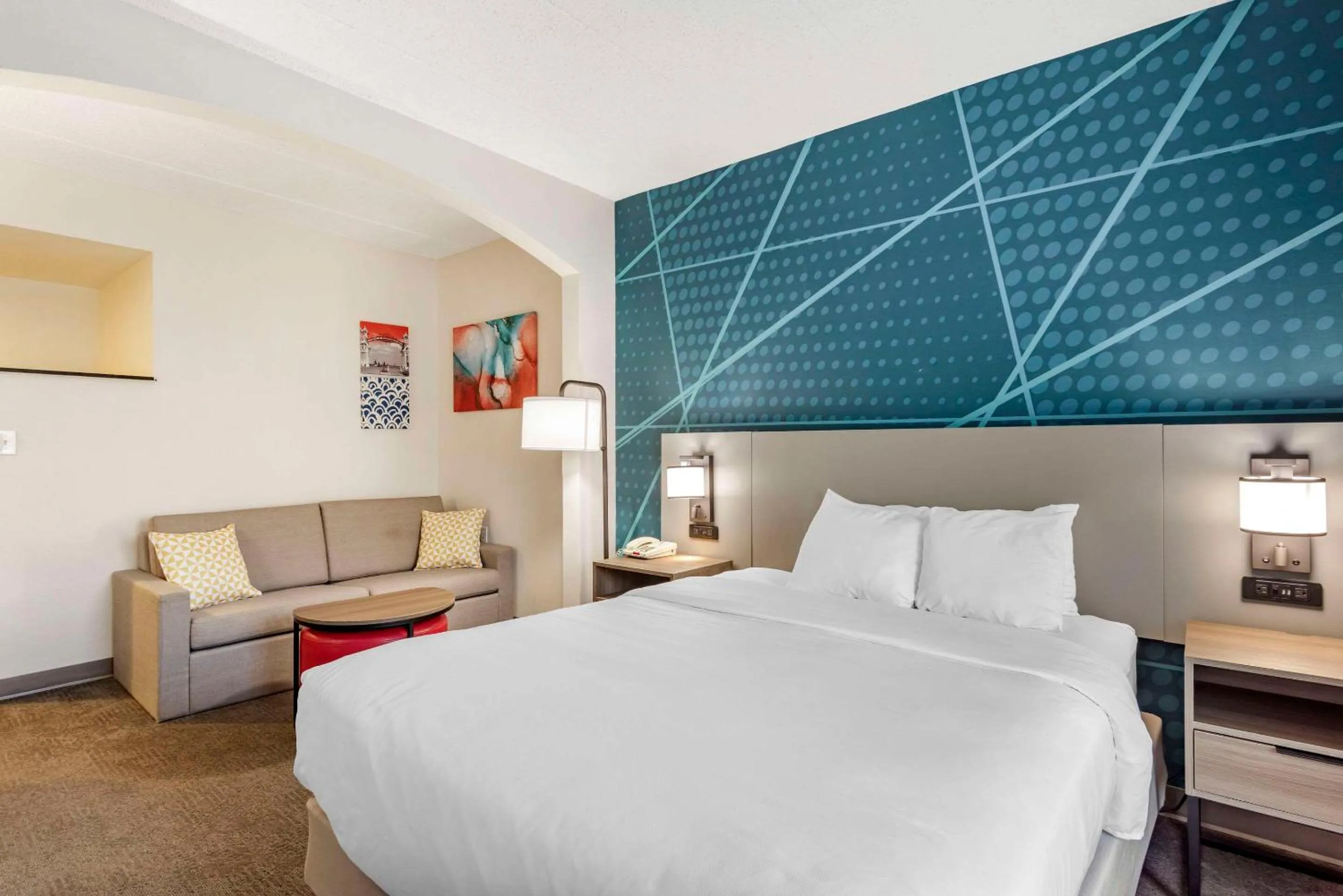 Bedroom, Bed in Comfort Suites Ocean City West