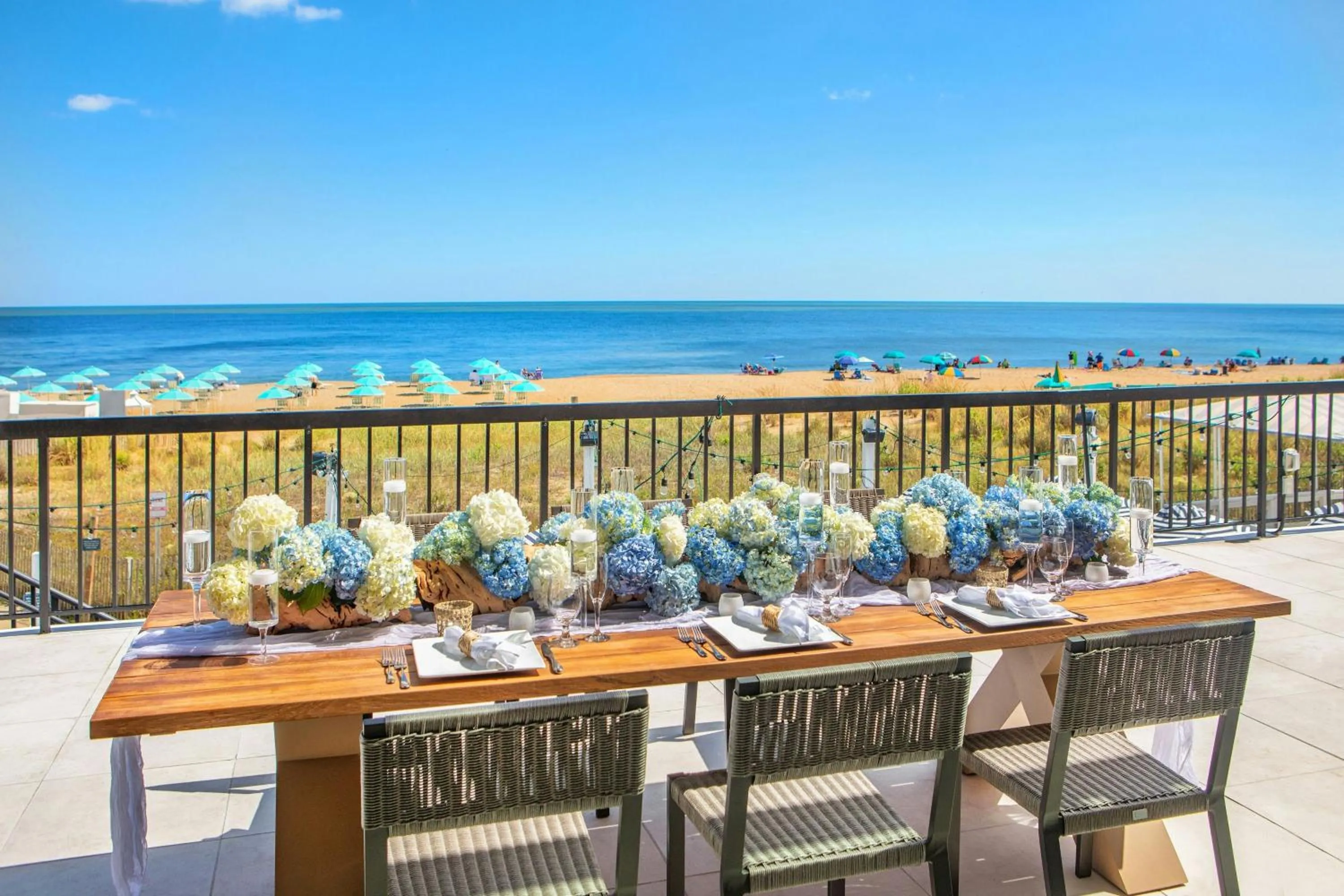 Beach in Ashore Oceanfront Hotel