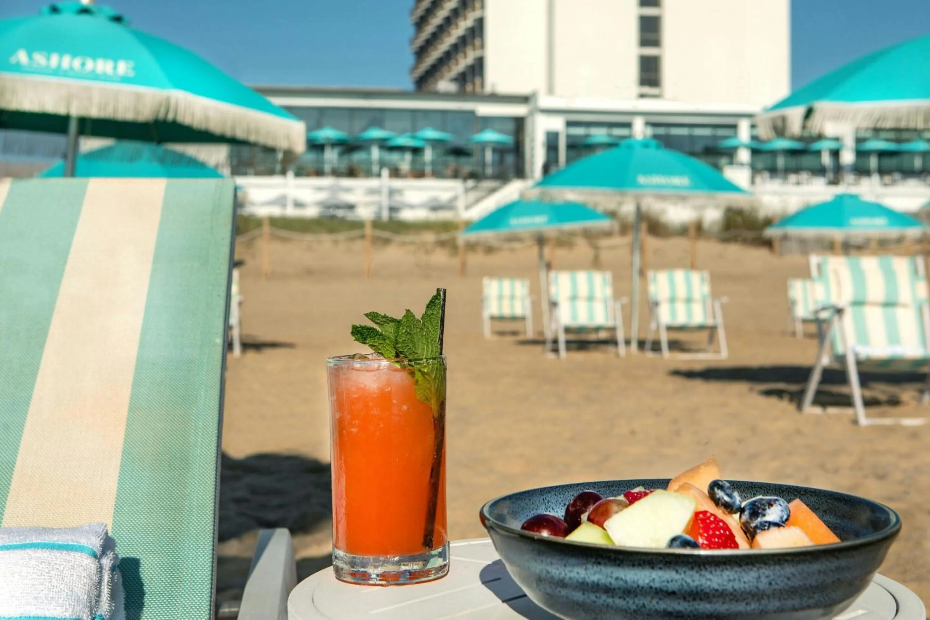 Beach in Ashore Oceanfront Hotel