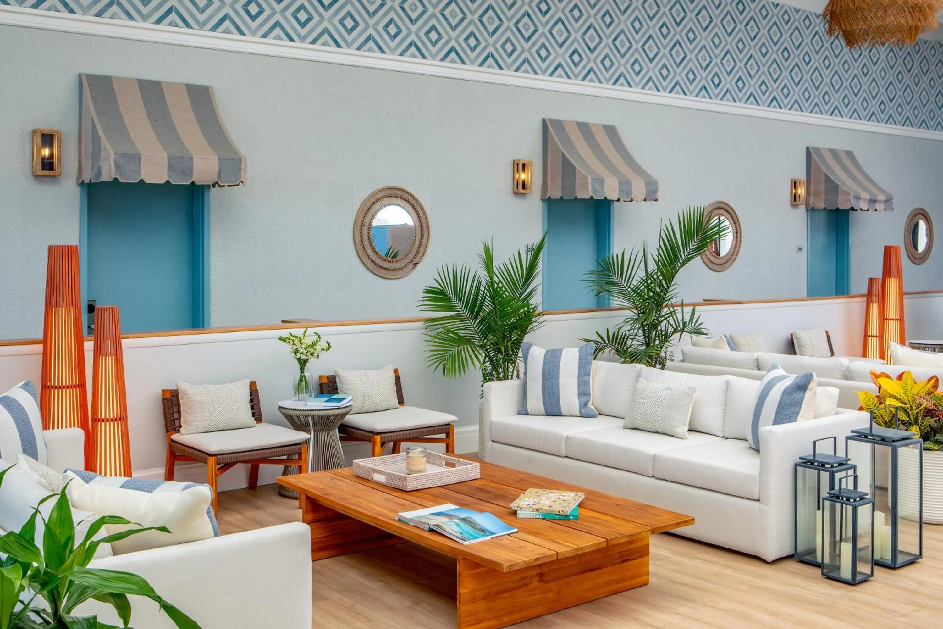 Seating area in Ashore Resort & Beach Club