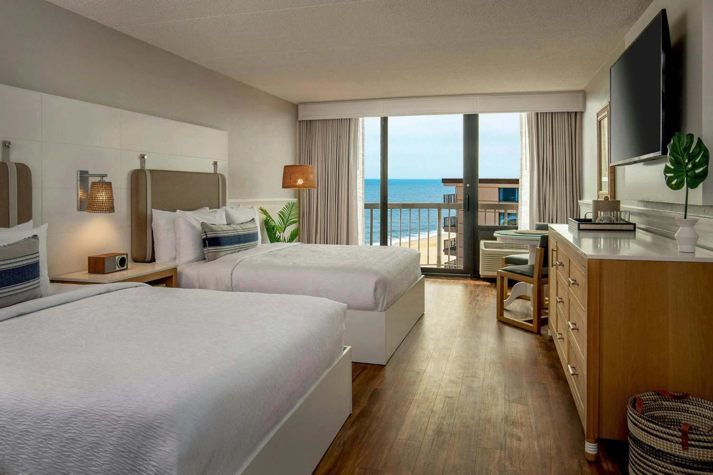 Photo of the whole room, Bed in Ashore Oceanfront Hotel