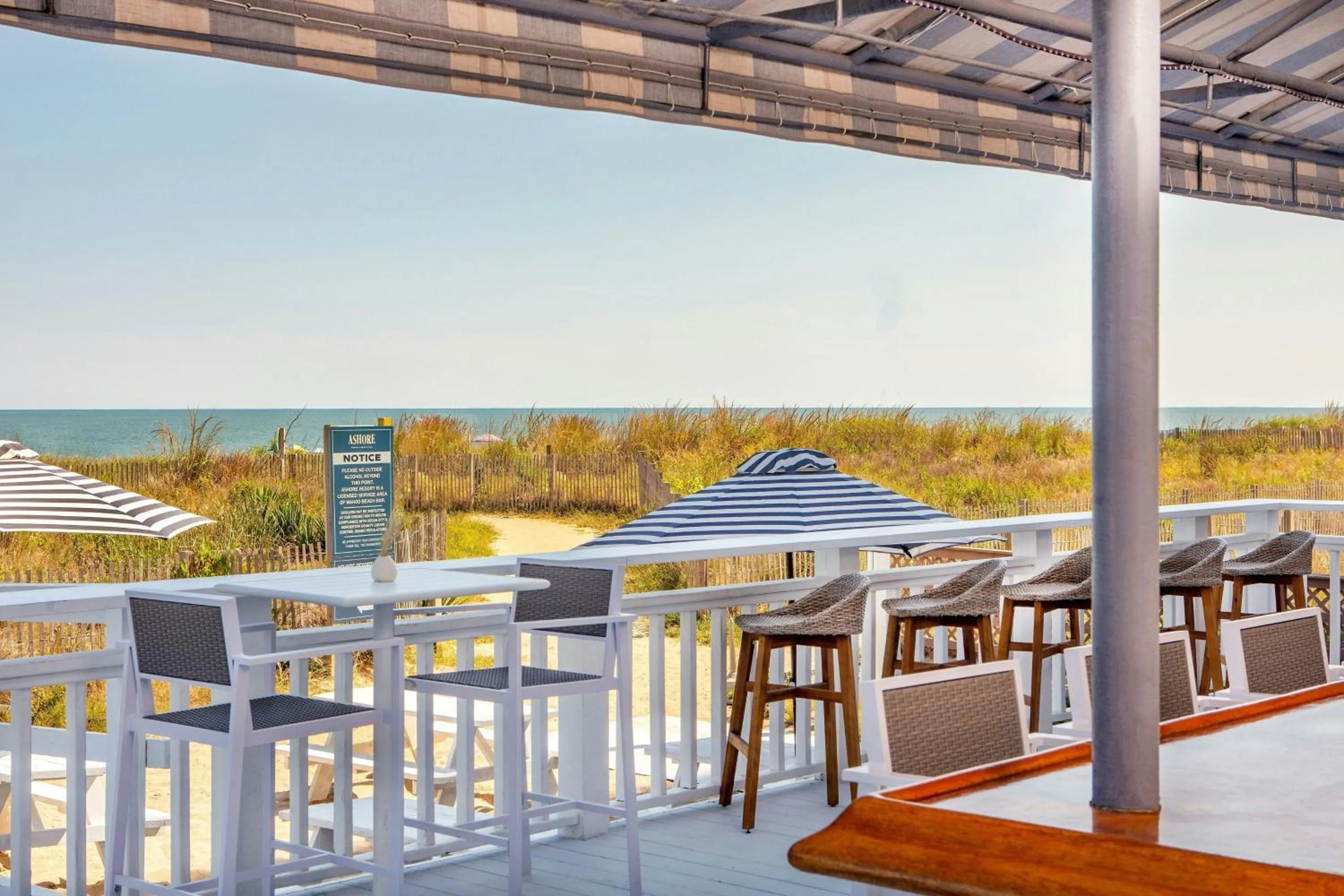 Beach in Ashore Oceanfront Hotel