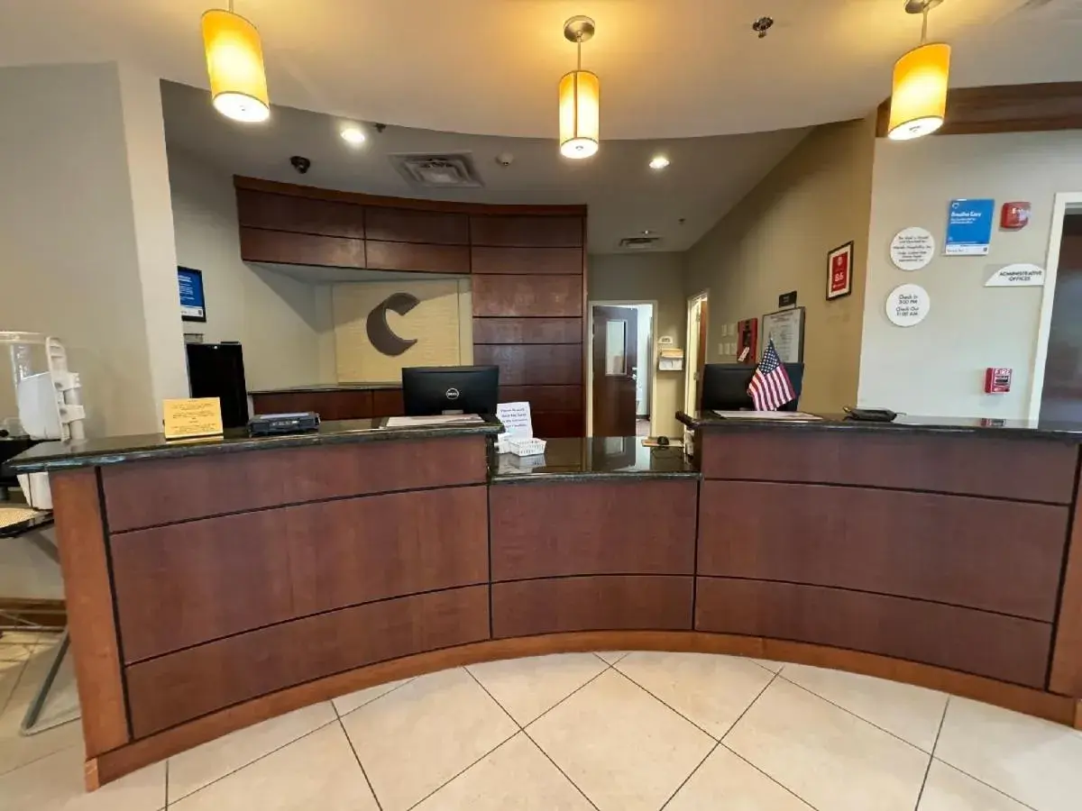 Lobby or reception in Comfort Inn & Suites Lexington Park near Pax River Lobby or reception in Comfort Inn & Suites Lexington Park near Pax River