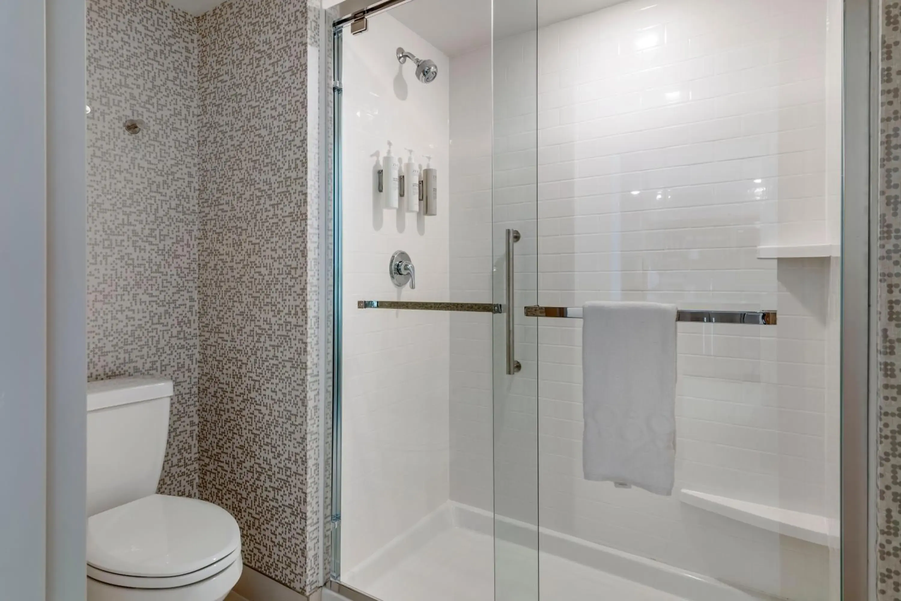 Bathroom in Home2 Suites by Hilton Bangor Bathroom in Home2 Suites by Hilton Bangor