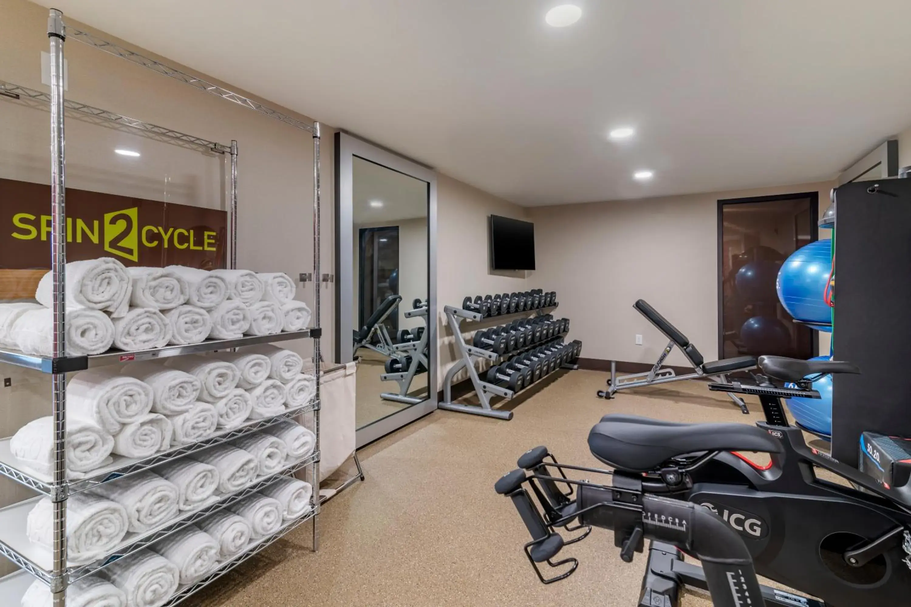 Fitness centre/facilities in Home2 Suites by Hilton Bangor Fitness centre/facilities in Home2 Suites by Hilton Bangor