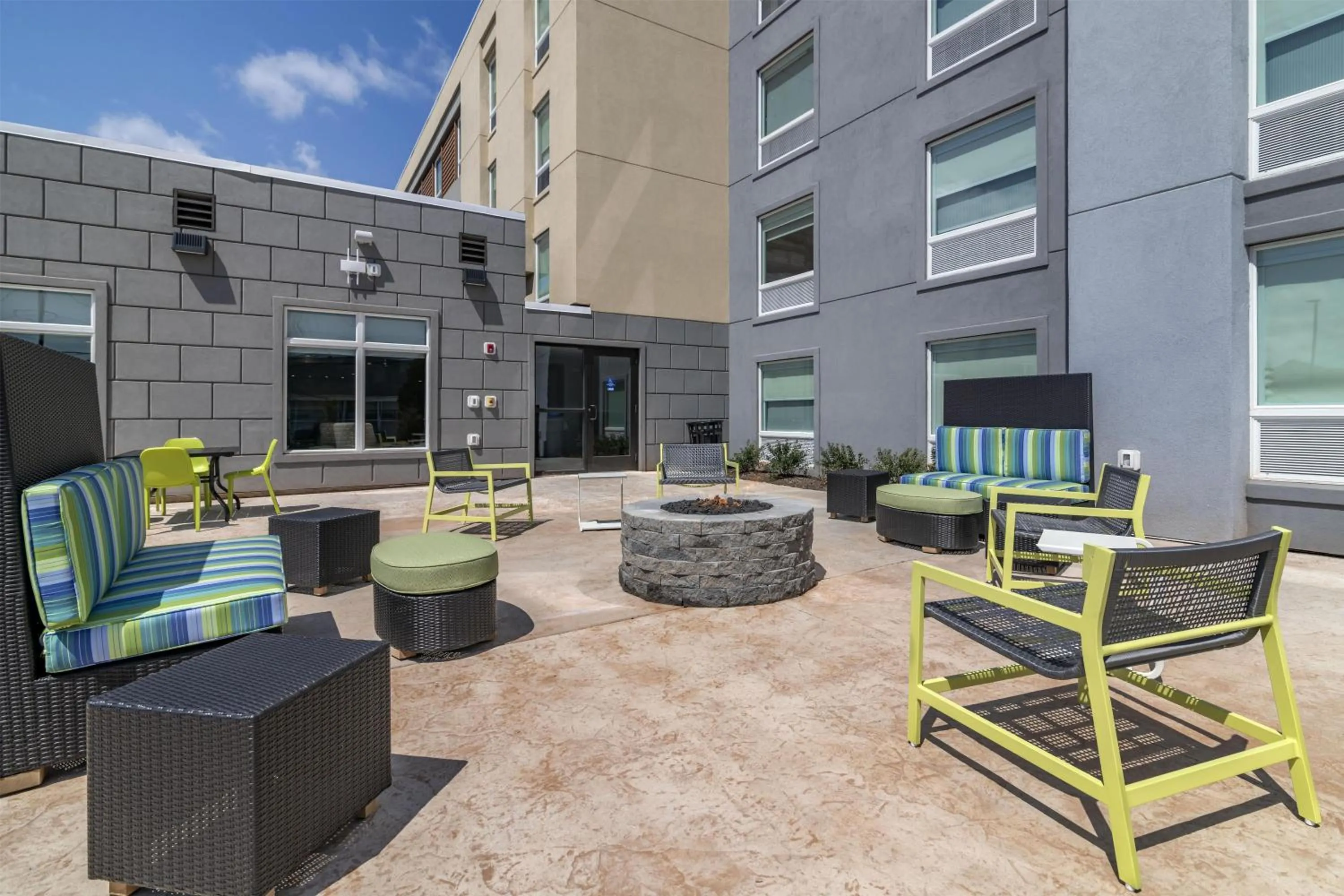 Patio in Home2 Suites by Hilton Bangor