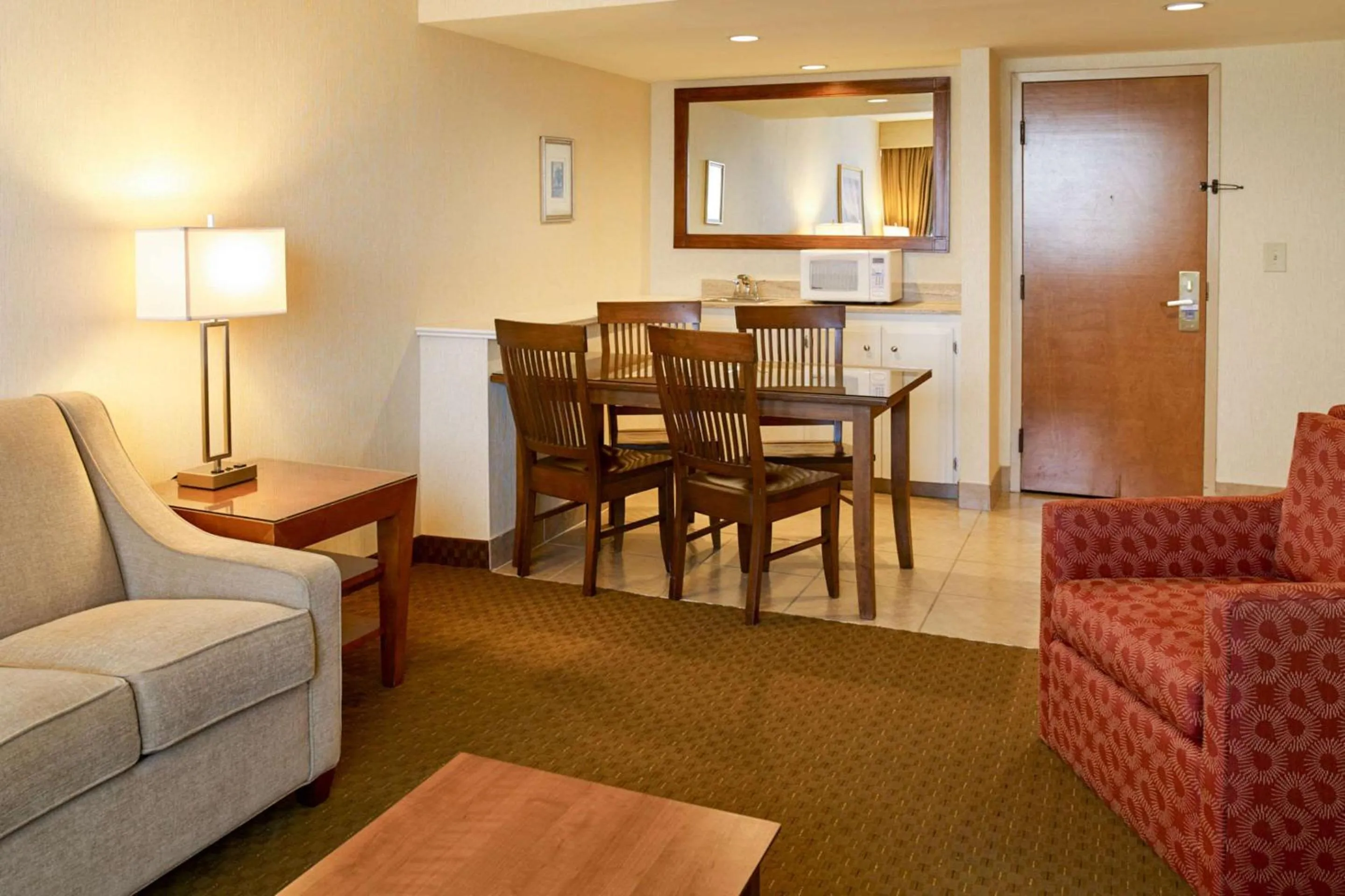 Photo of the whole room in Clarion Hotel Portland Airport ME