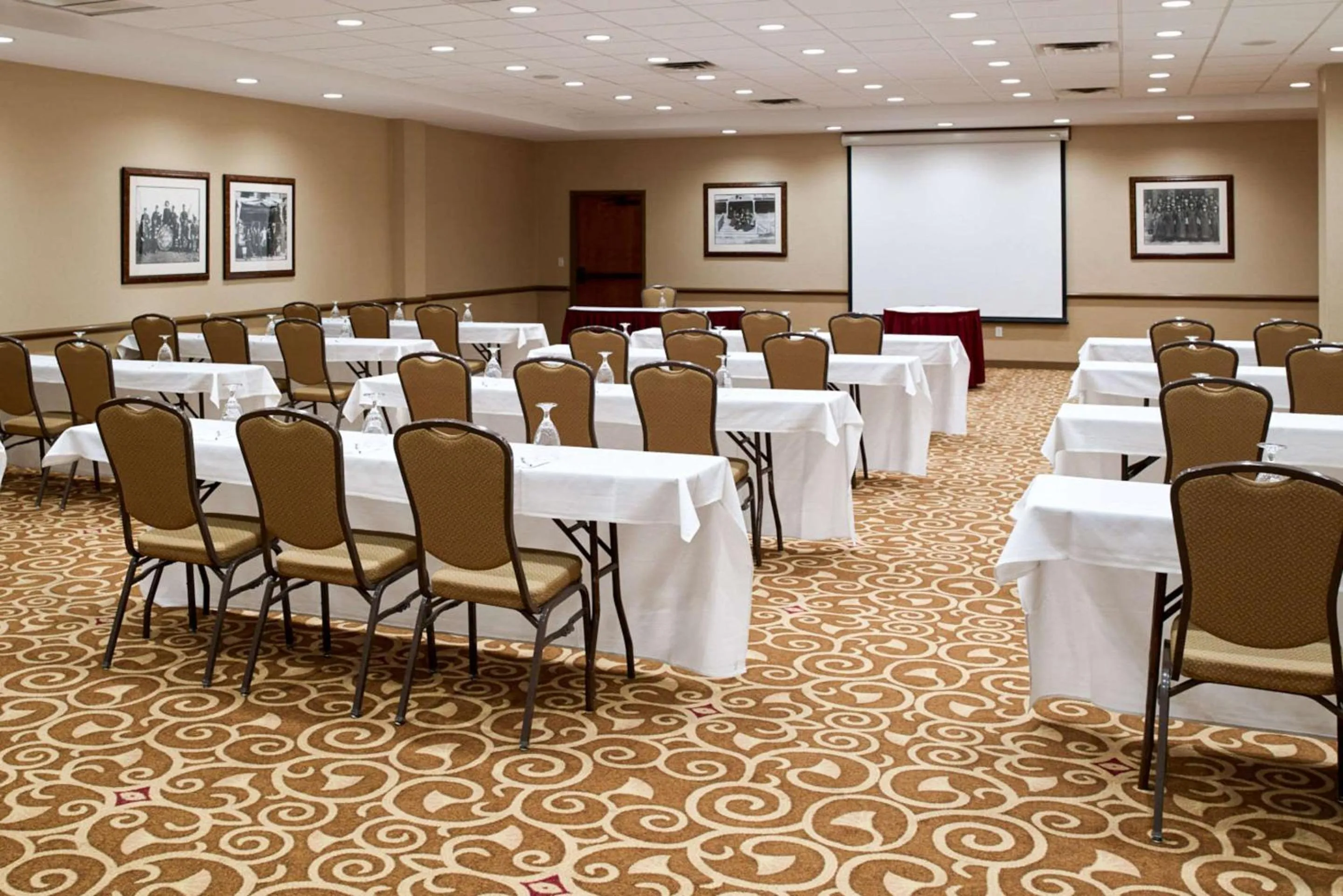 On site in Clarion Hotel Portland Airport ME