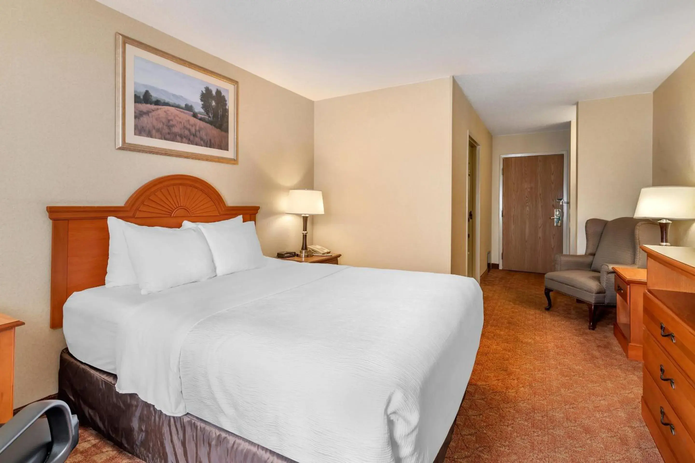 Bedroom, Bed in Quality Inn at Bangor Mall Bedroom, Bed in Quality Inn at Bangor Mall