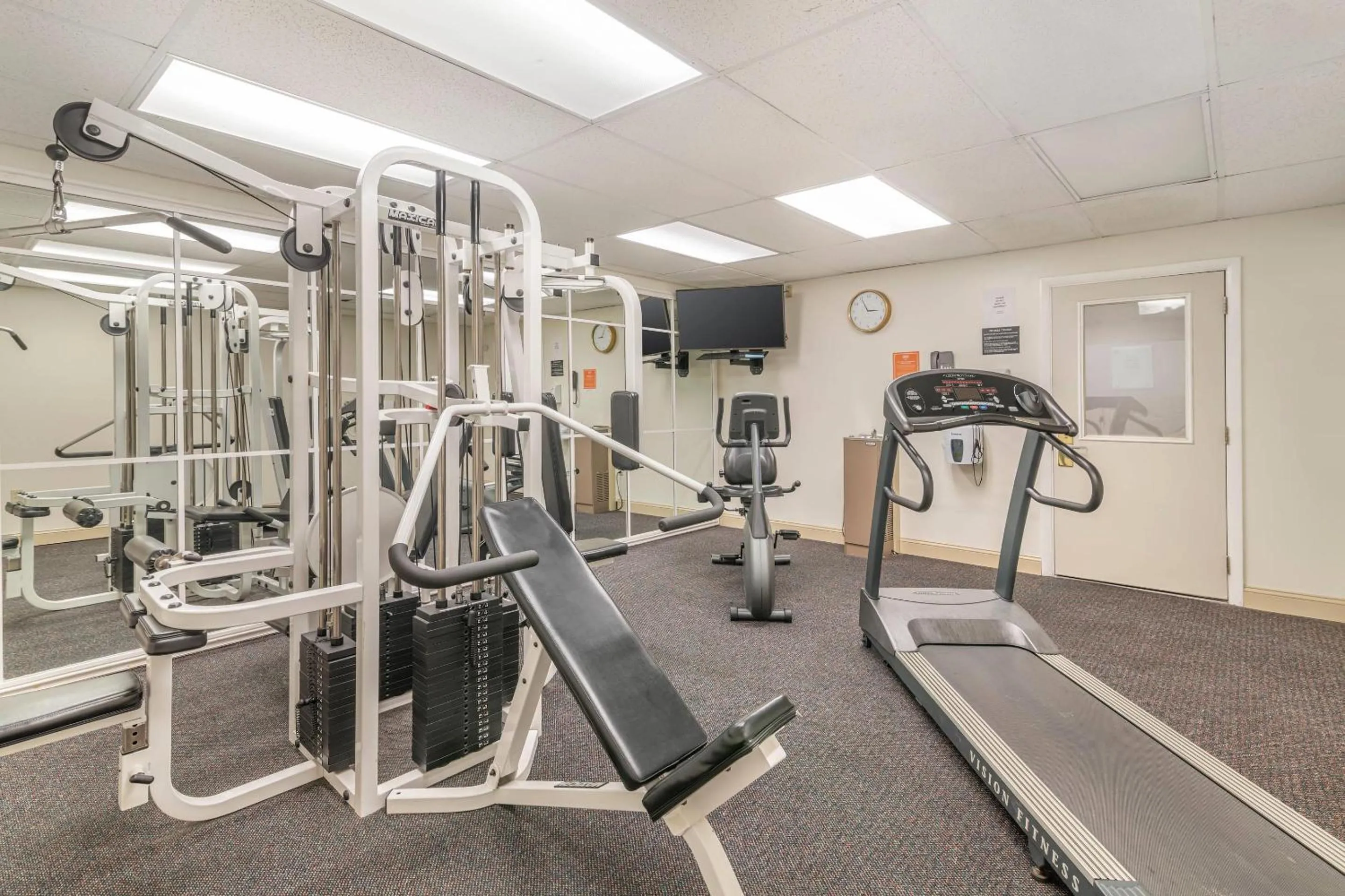 Fitness centre/facilities in Quality Inn at Bangor Mall