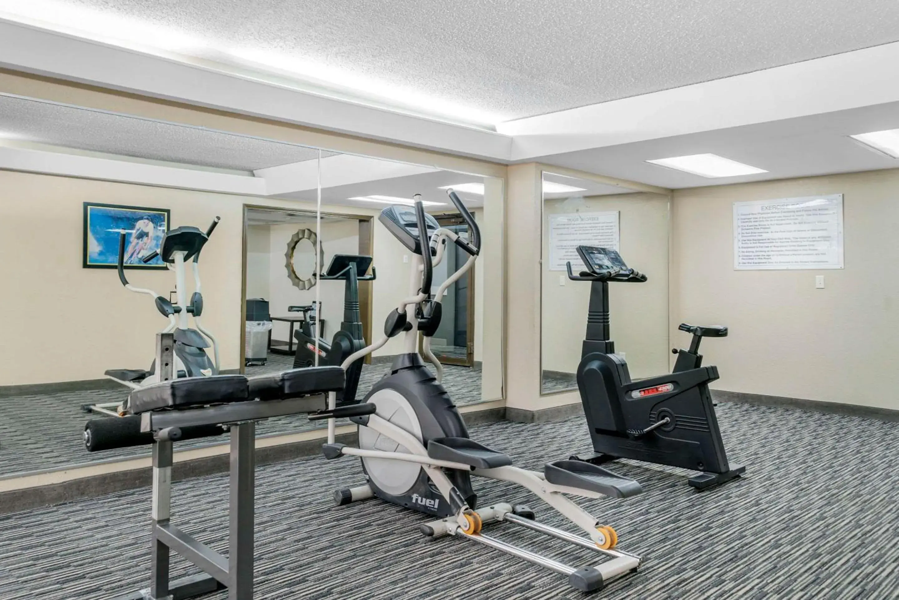 Fitness centre/facilities in Quality Inn & Suites Banquet Center Fitness centre/facilities in Quality Inn & Suites Banquet Center