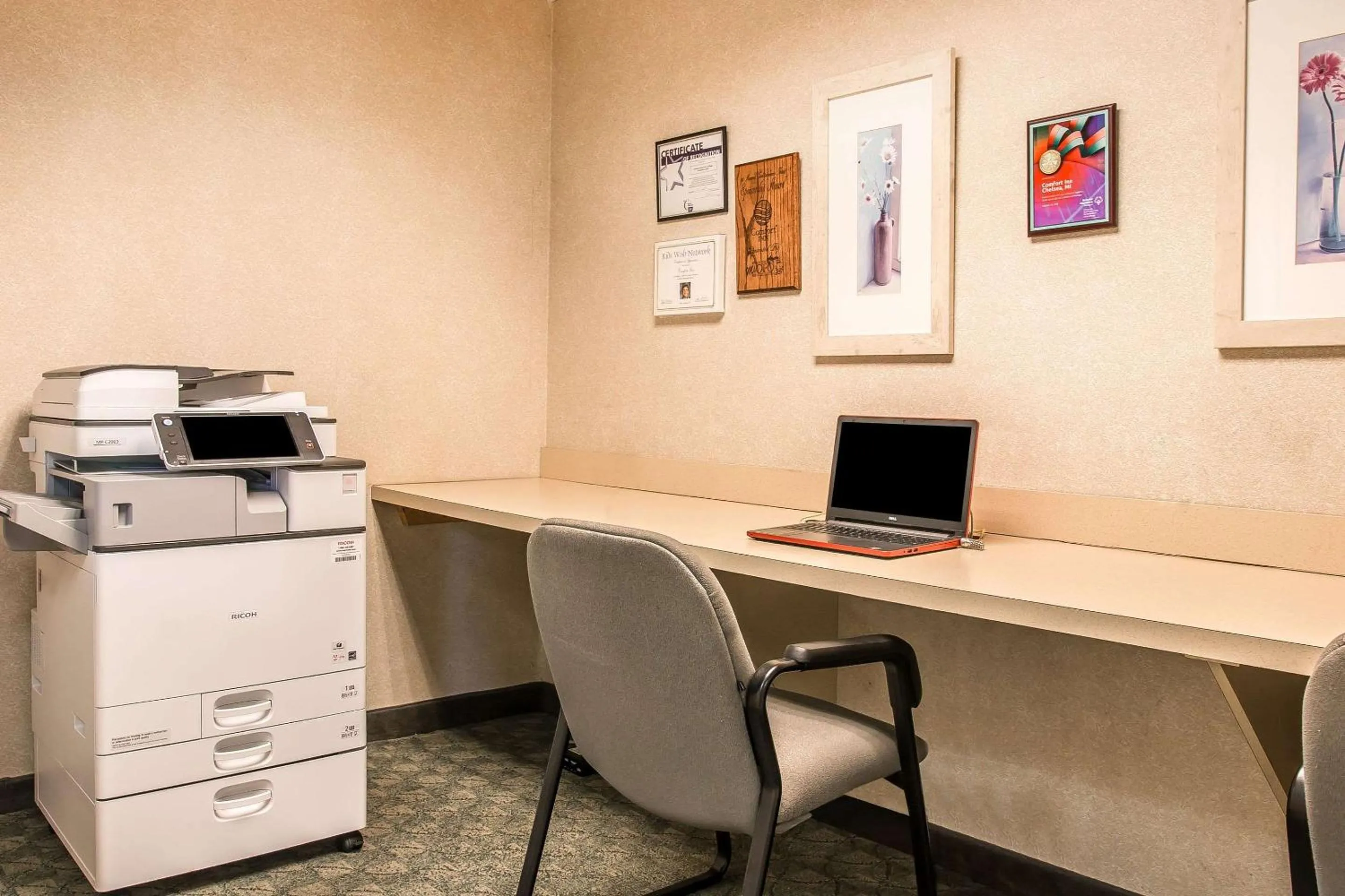 On site in Comfort Inn Chelsea