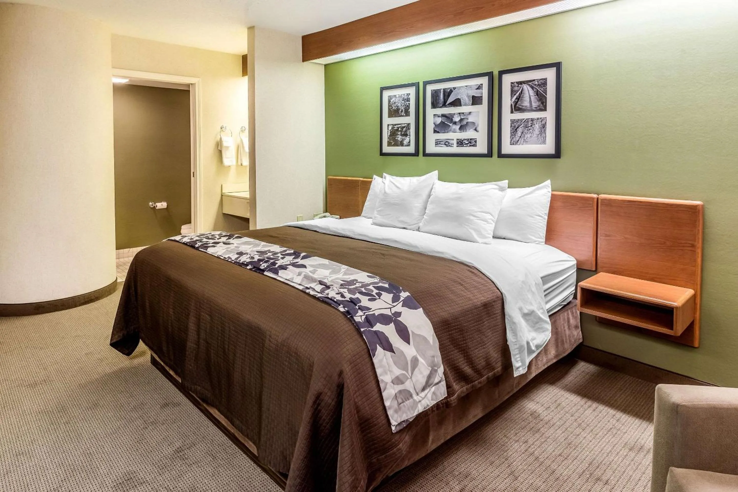 Photo of the whole room, Bed in Sleep Inn & Suites Bay View Acme - Traverse City