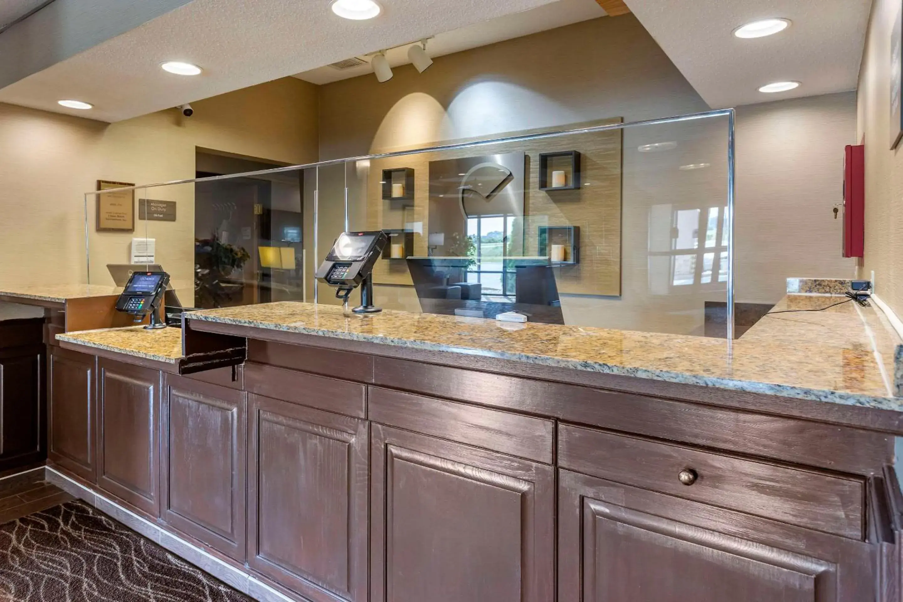 Lobby or reception in Comfort Inn Charlotte Lobby or reception in Comfort Inn Charlotte