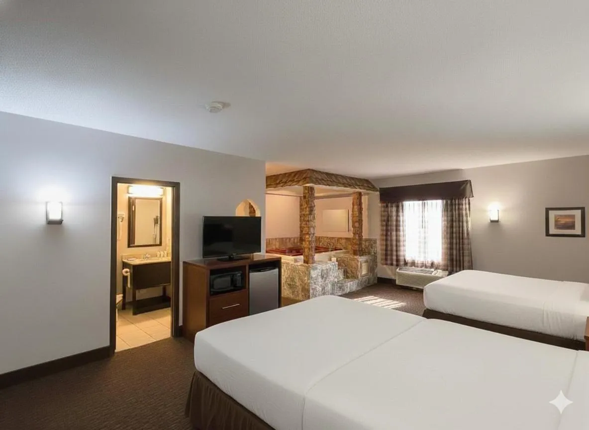 Bed in Country Inn & Suites by Radisson, Battle Creek, MI